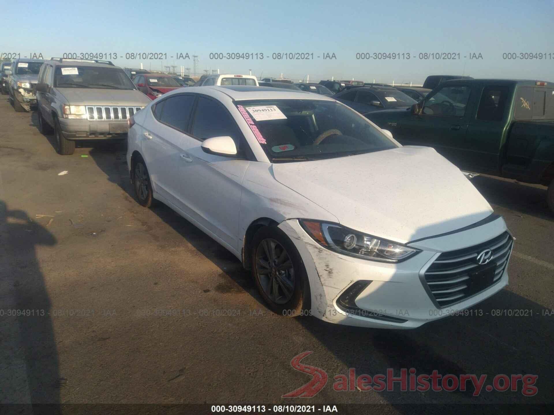 5NPD84LF2JH305067 2018 HYUNDAI ELANTRA