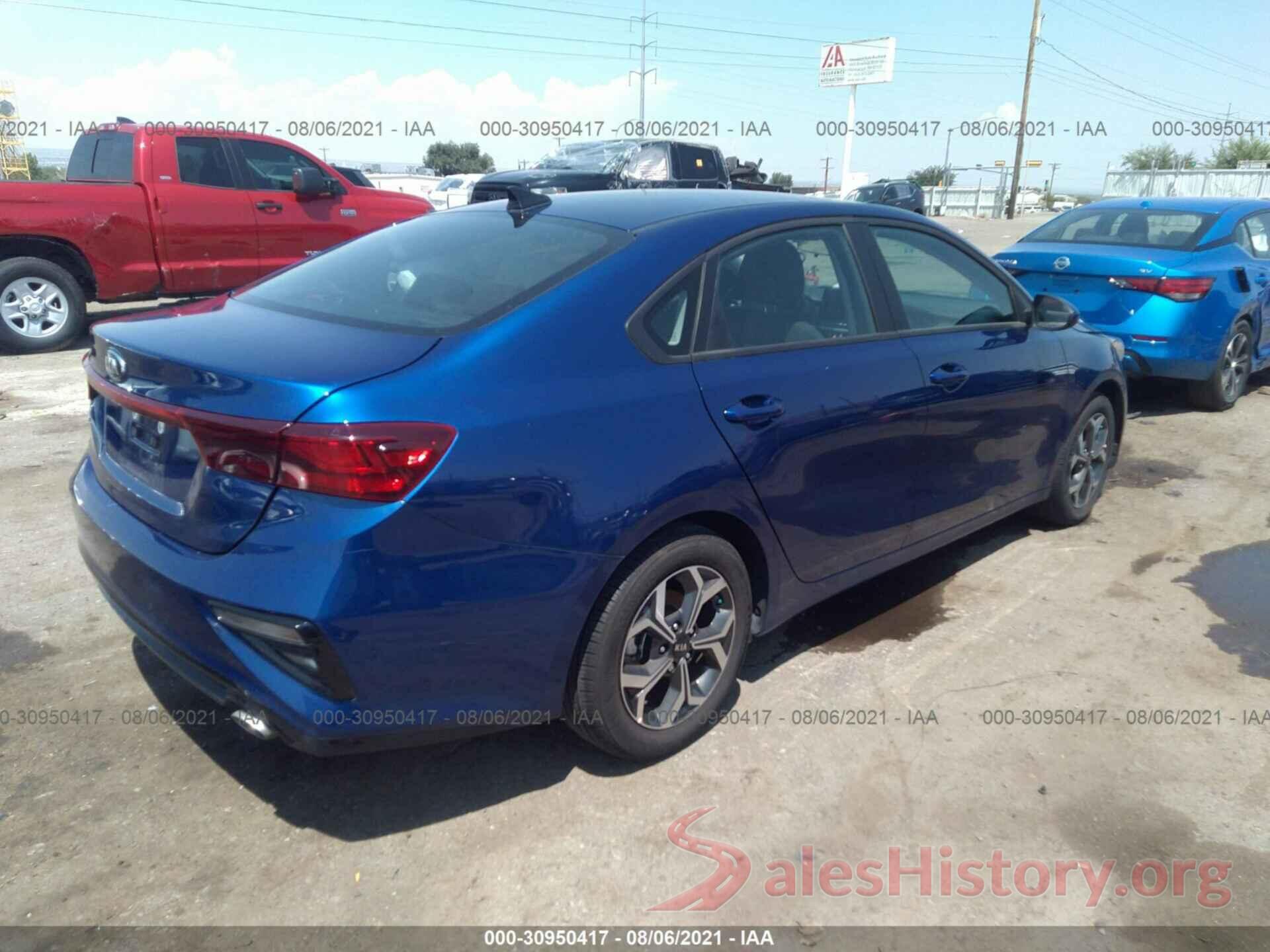 3KPF24AD3ME306250 2021 KIA FORTE