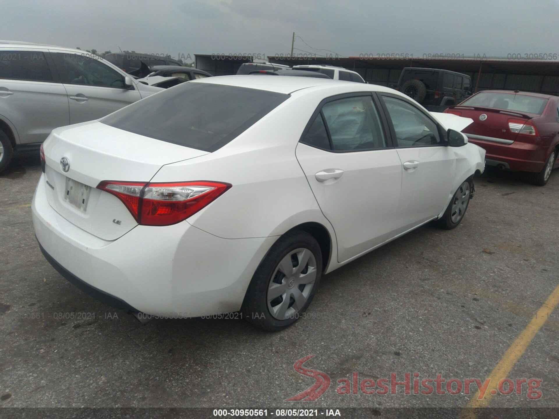 5YFBURHE2GP398880 2016 TOYOTA COROLLA