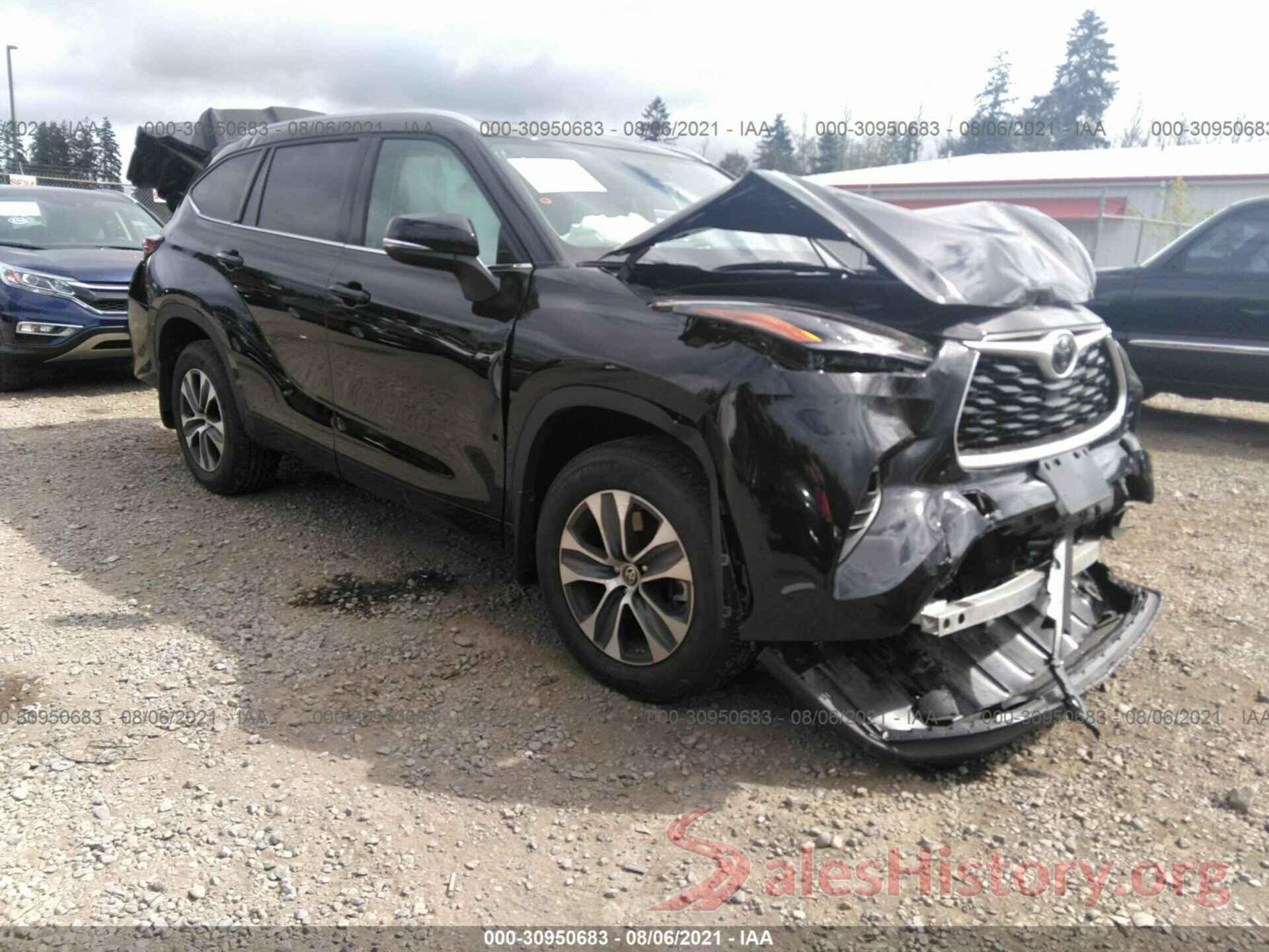 5TDGZRBH5MS083343 2021 TOYOTA HIGHLANDER