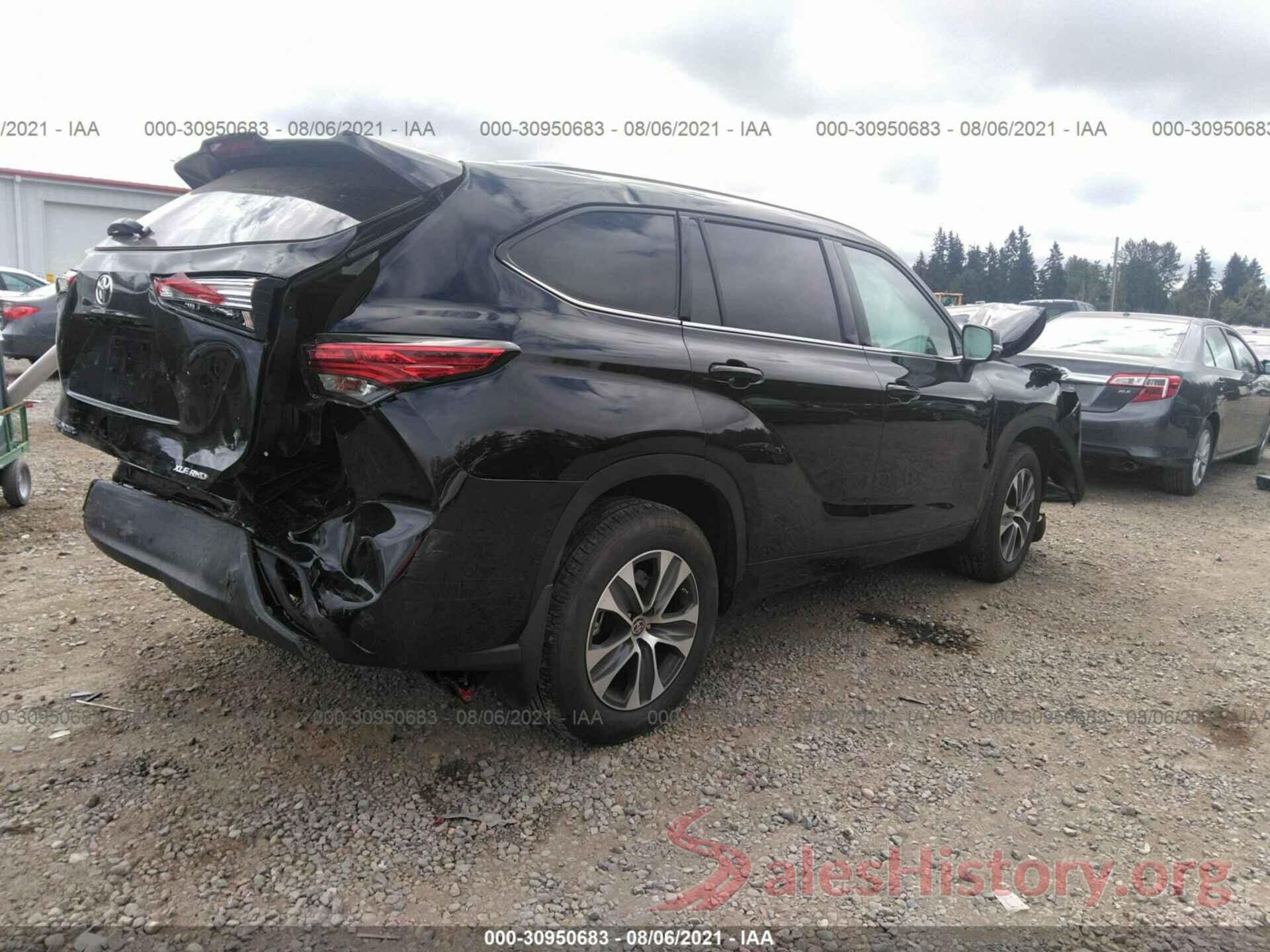 5TDGZRBH5MS083343 2021 TOYOTA HIGHLANDER