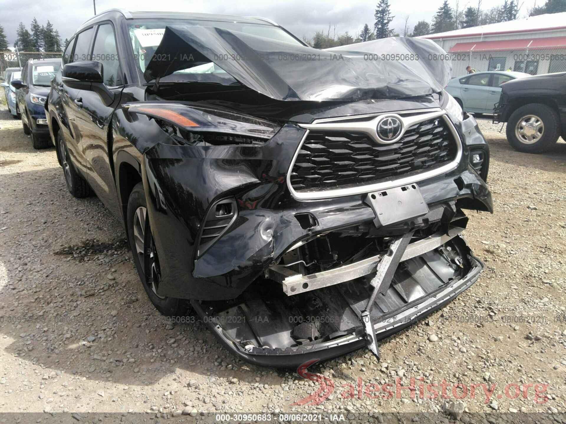 5TDGZRBH5MS083343 2021 TOYOTA HIGHLANDER