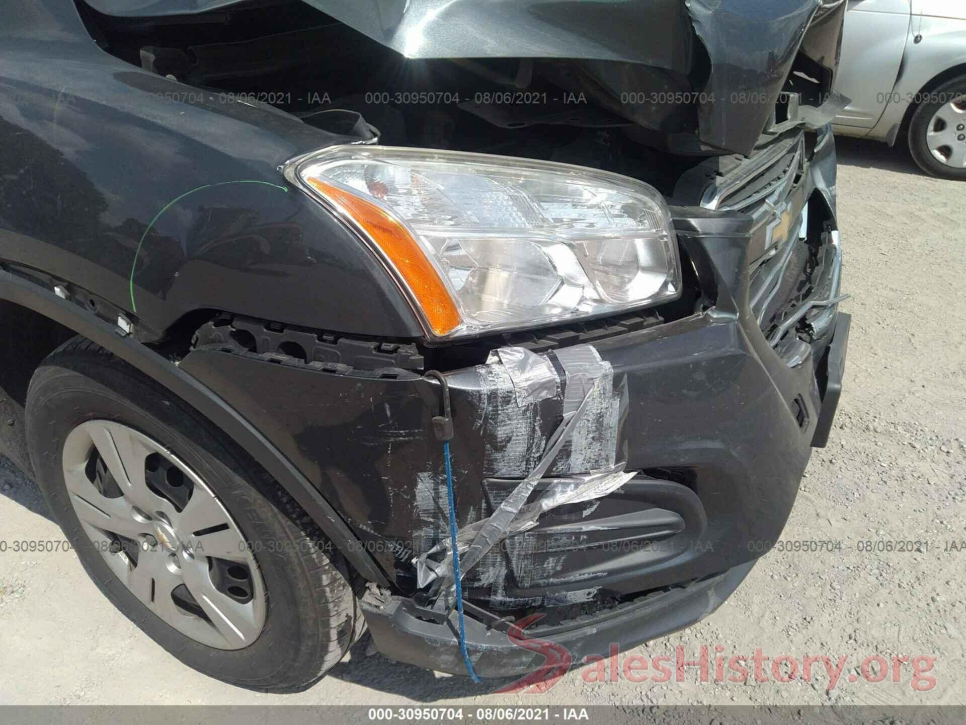 3GNCJKSB8GL132559 2016 CHEVROLET TRAX