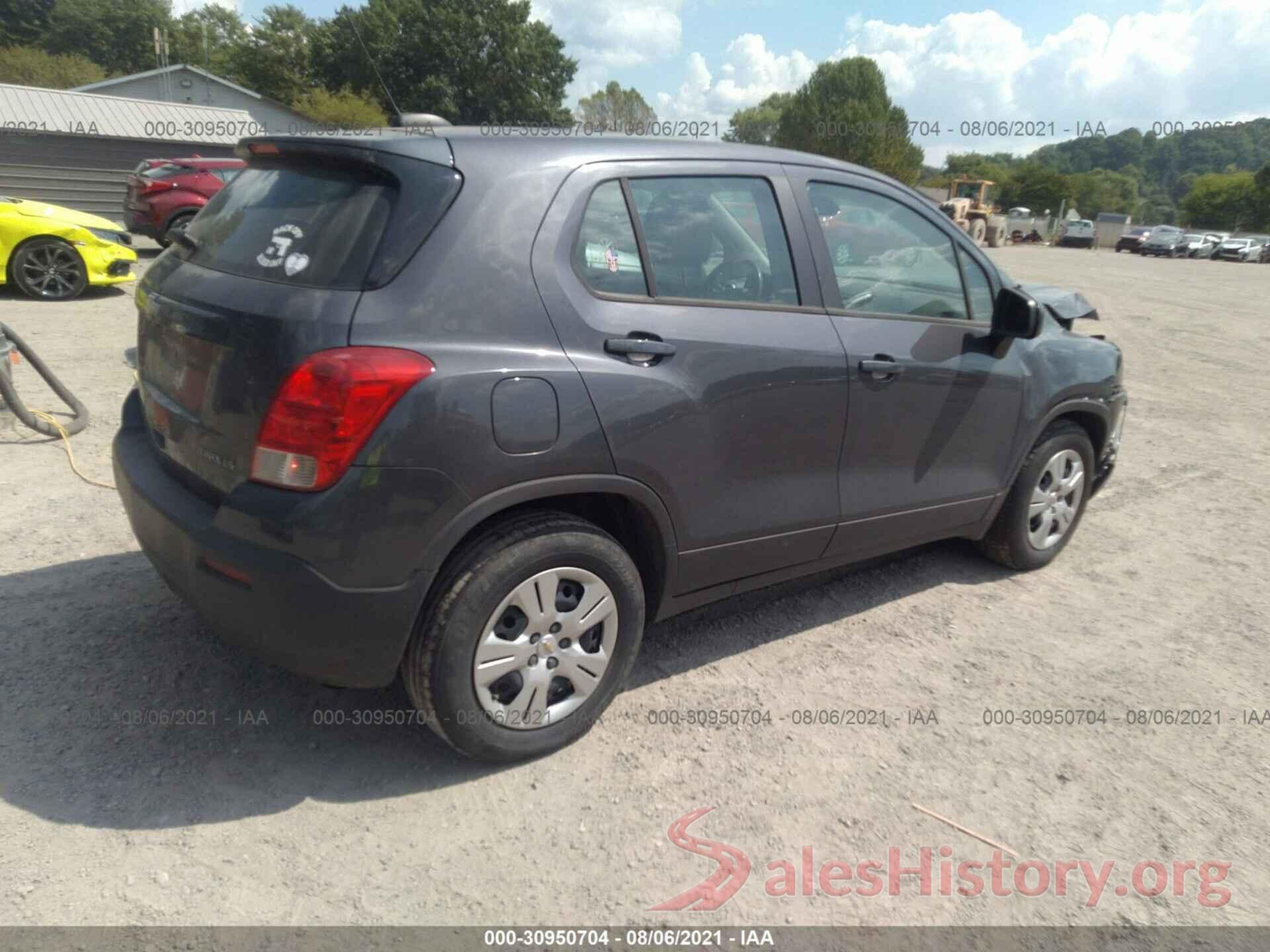 3GNCJKSB8GL132559 2016 CHEVROLET TRAX