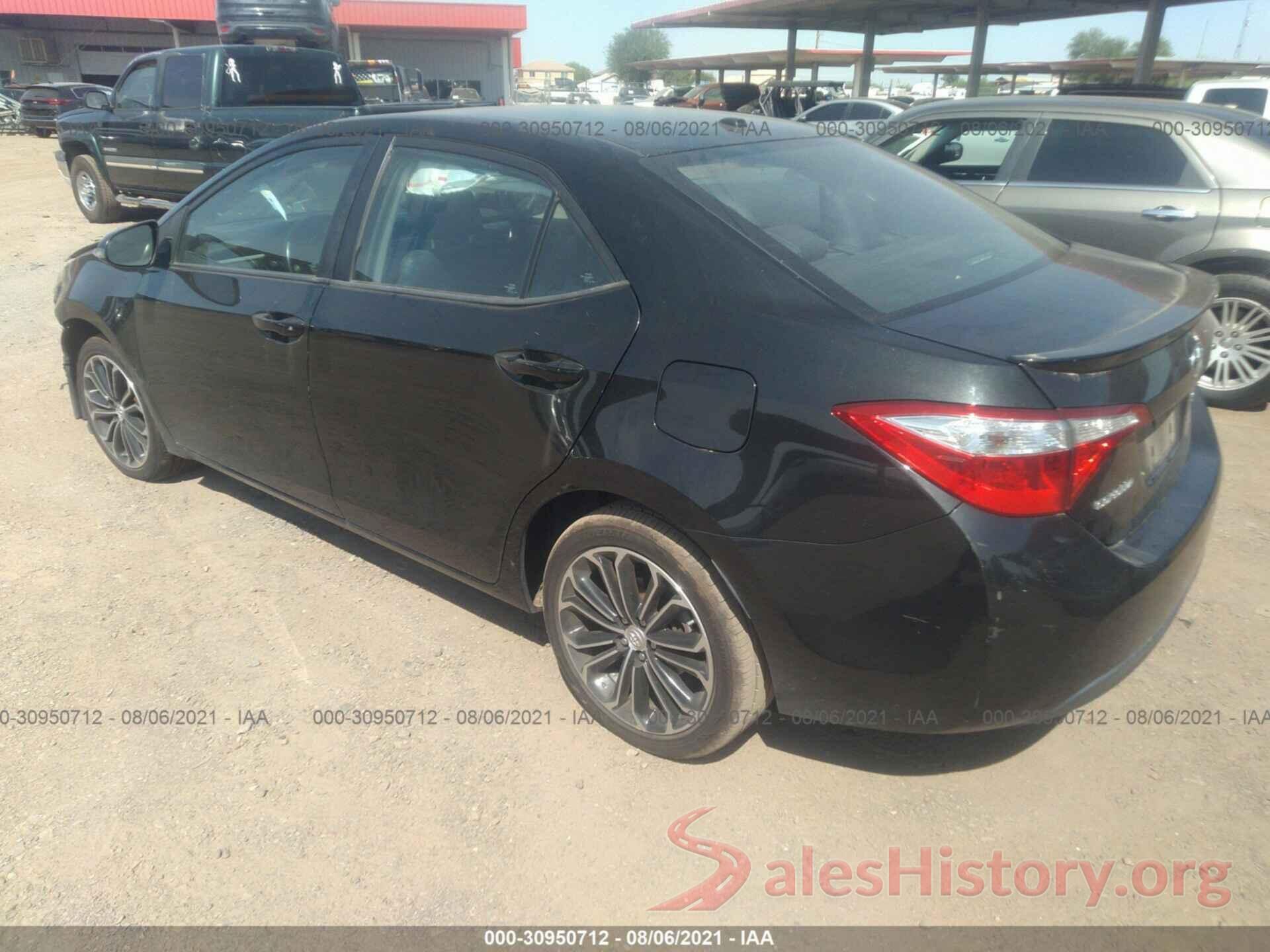 2T1BURHEXGC575496 2016 TOYOTA COROLLA