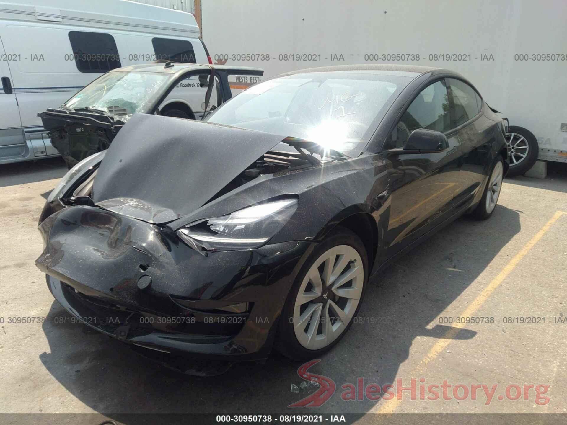 5YJ3E1EB4MF974960 2021 TESLA MODEL 3