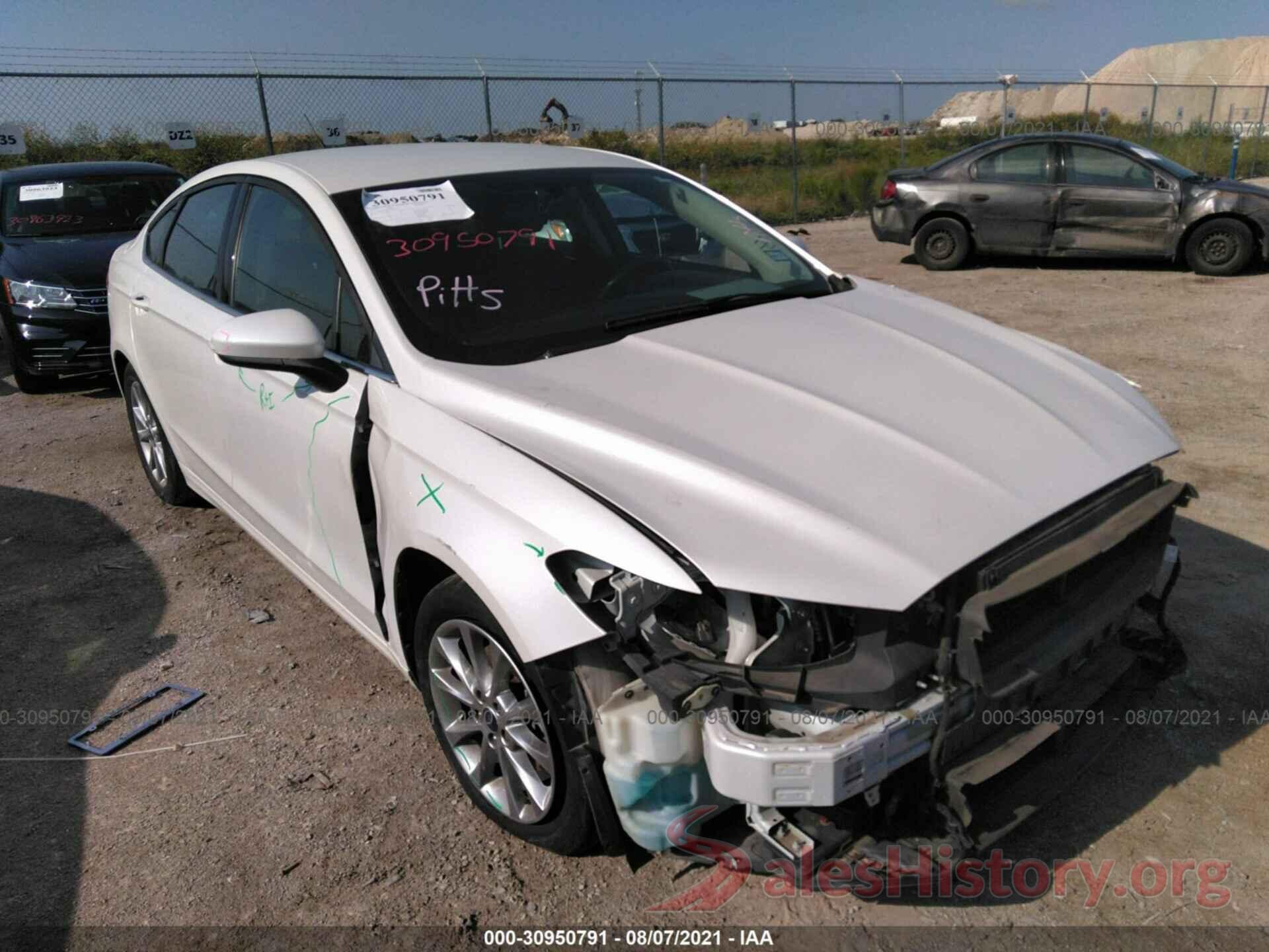 3FA6P0HD5HR242412 2017 FORD FUSION