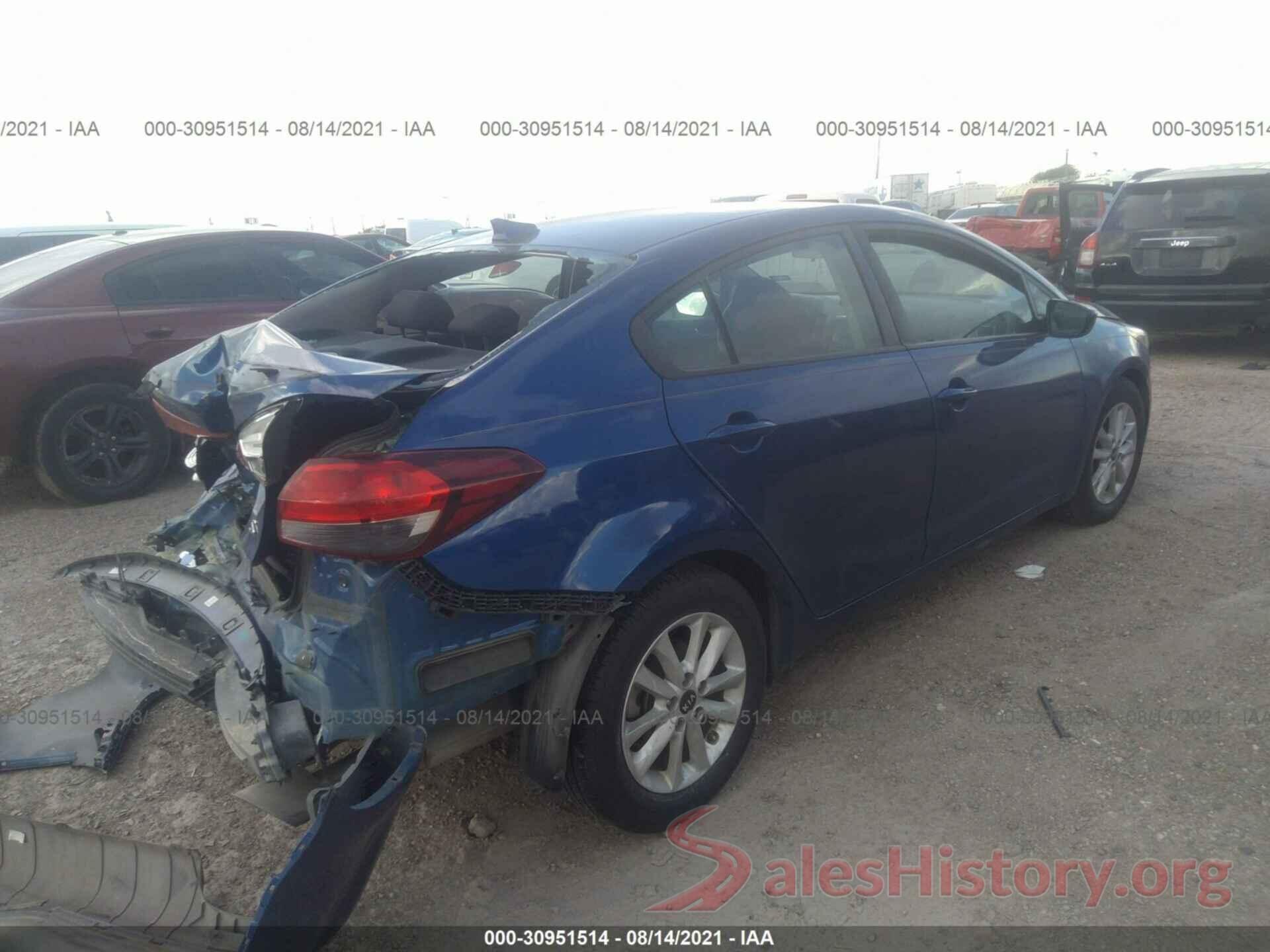 3KPFL4A70HE155896 2017 KIA FORTE