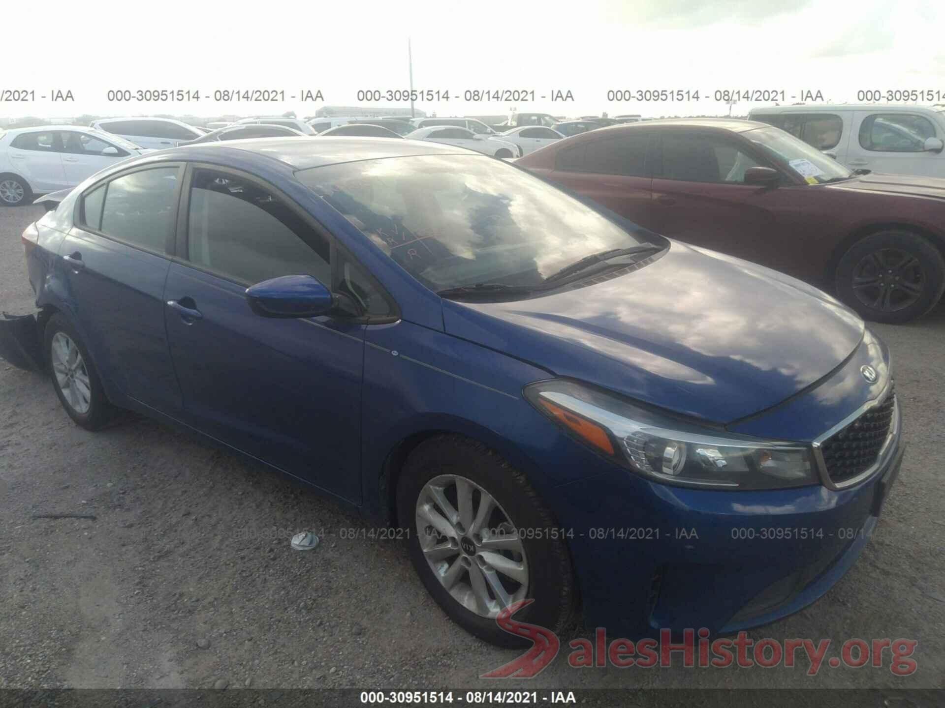 3KPFL4A70HE155896 2017 KIA FORTE