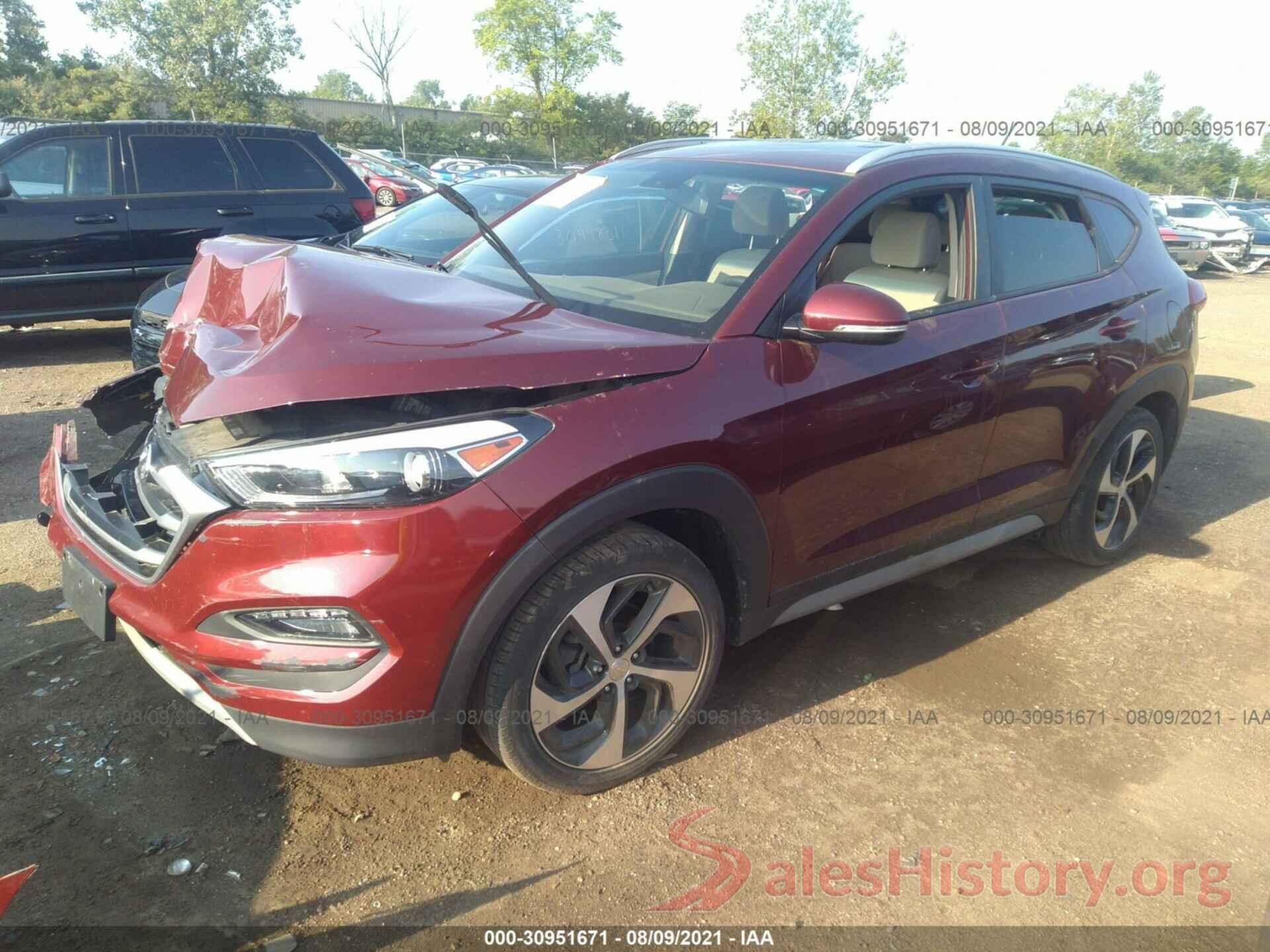 KM8J3CA25HU538528 2017 HYUNDAI TUCSON