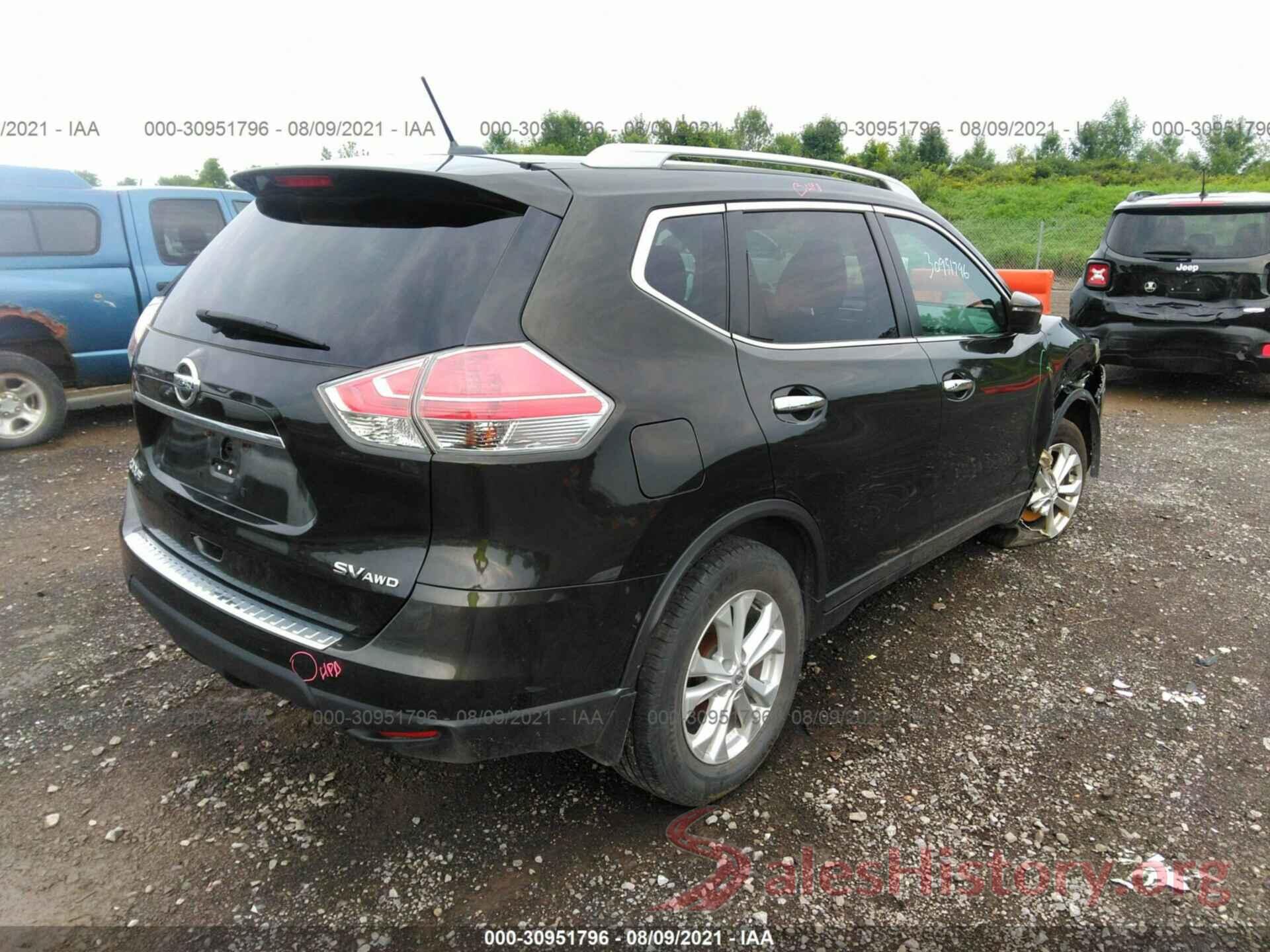 5N1AT2MM9GC845597 2016 NISSAN ROGUE