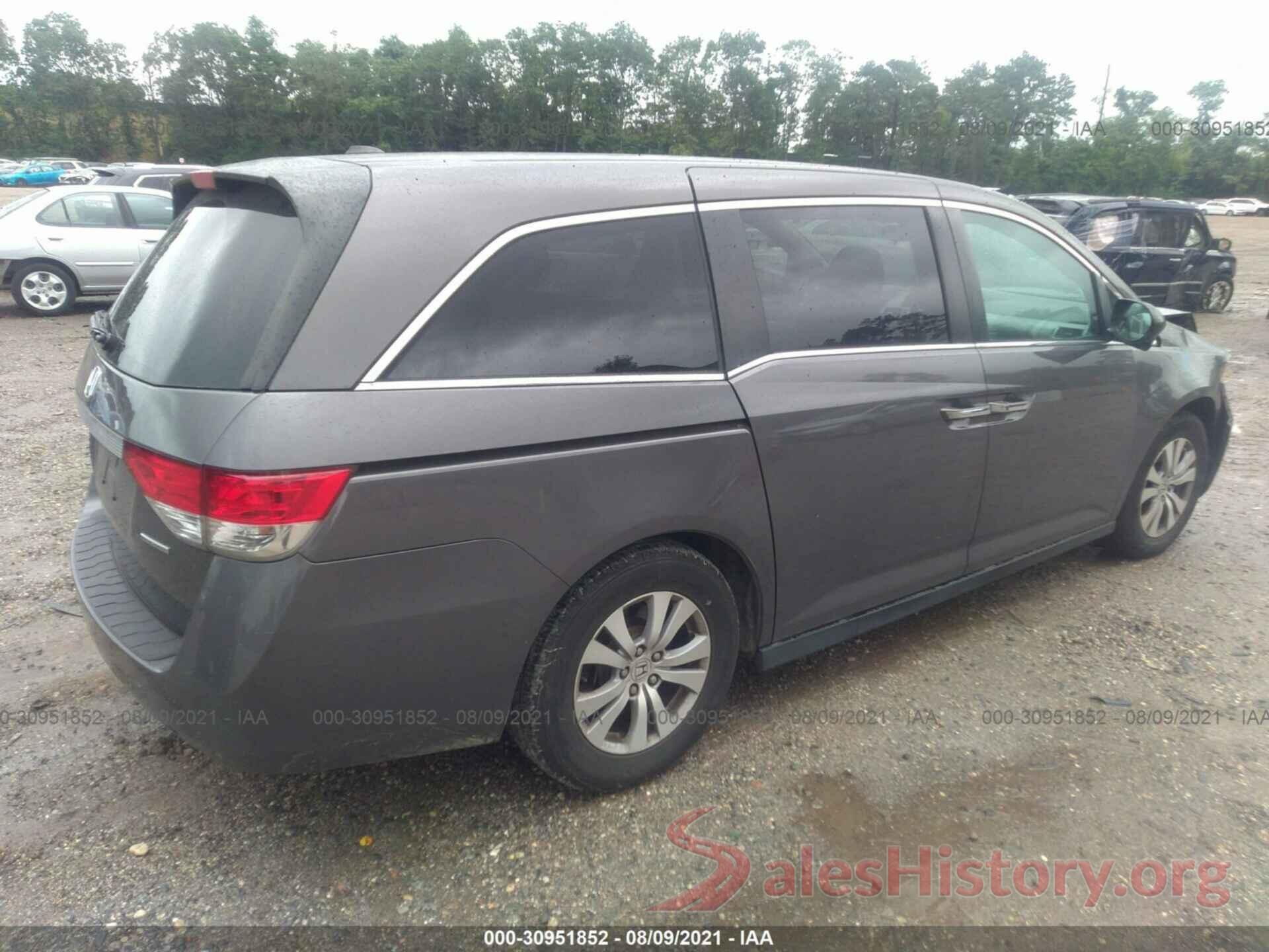 5FNRL5H39GB041362 2016 HONDA ODYSSEY