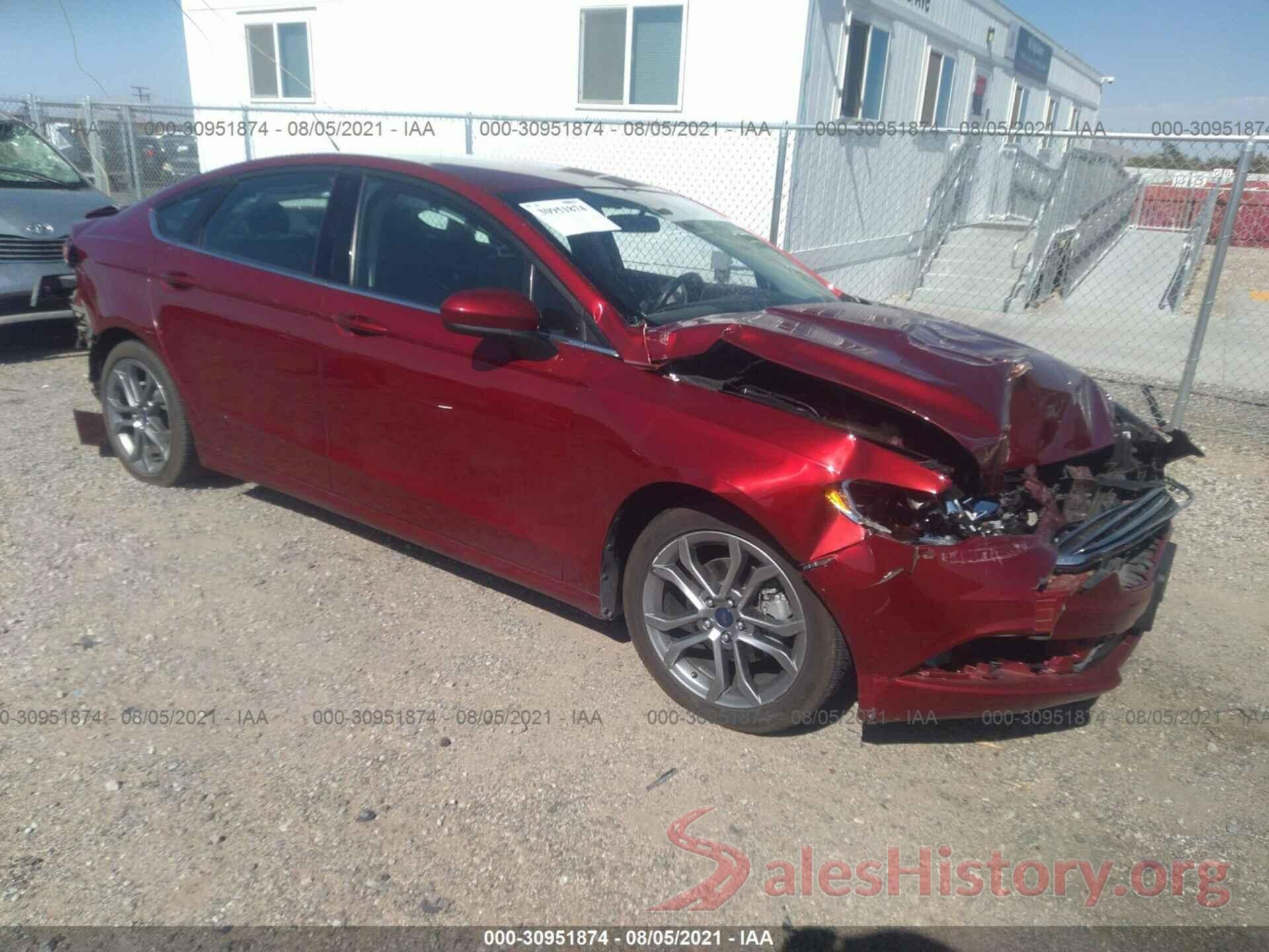 3FA6P0HD6HR276133 2017 FORD FUSION