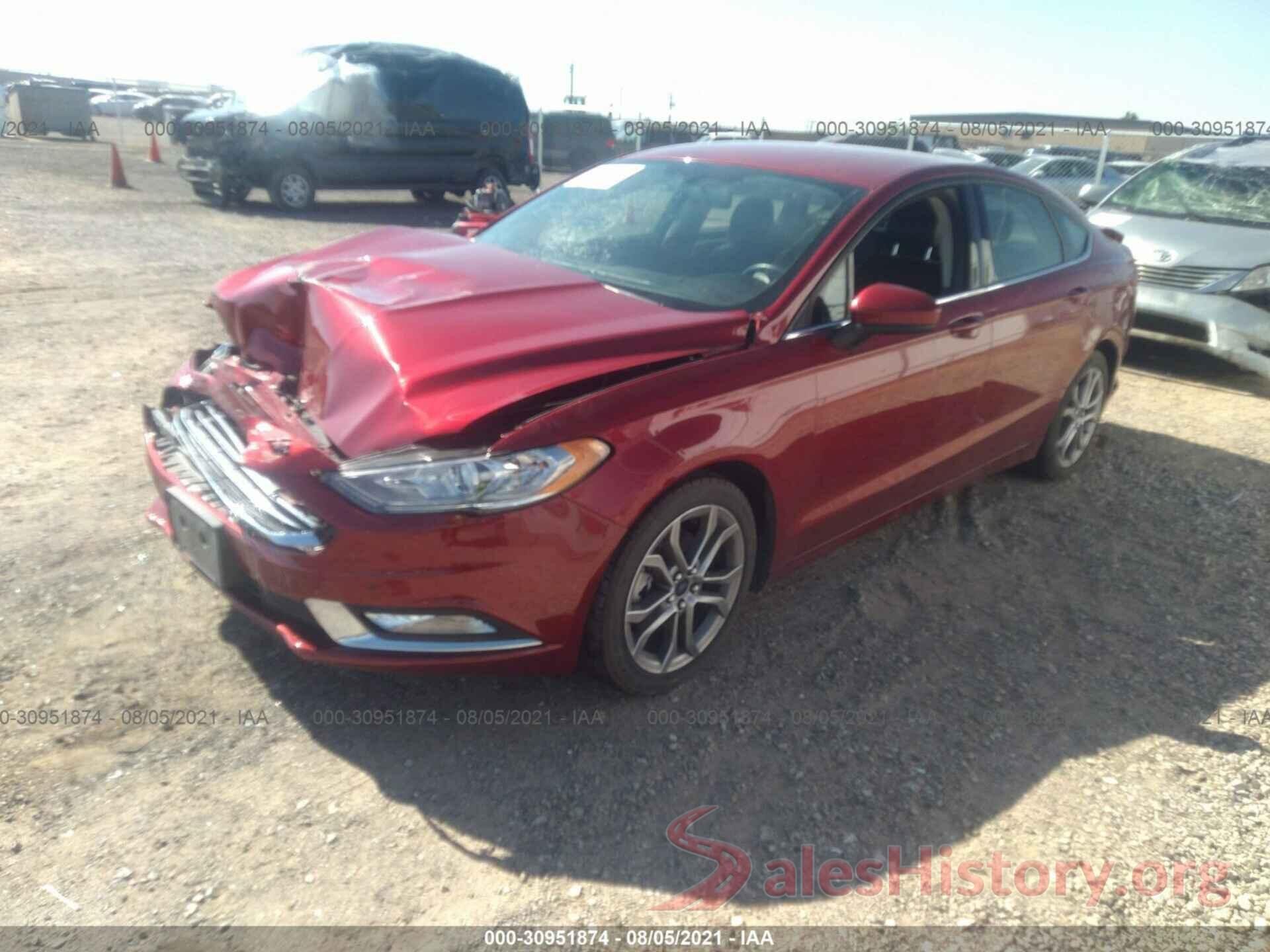 3FA6P0HD6HR276133 2017 FORD FUSION