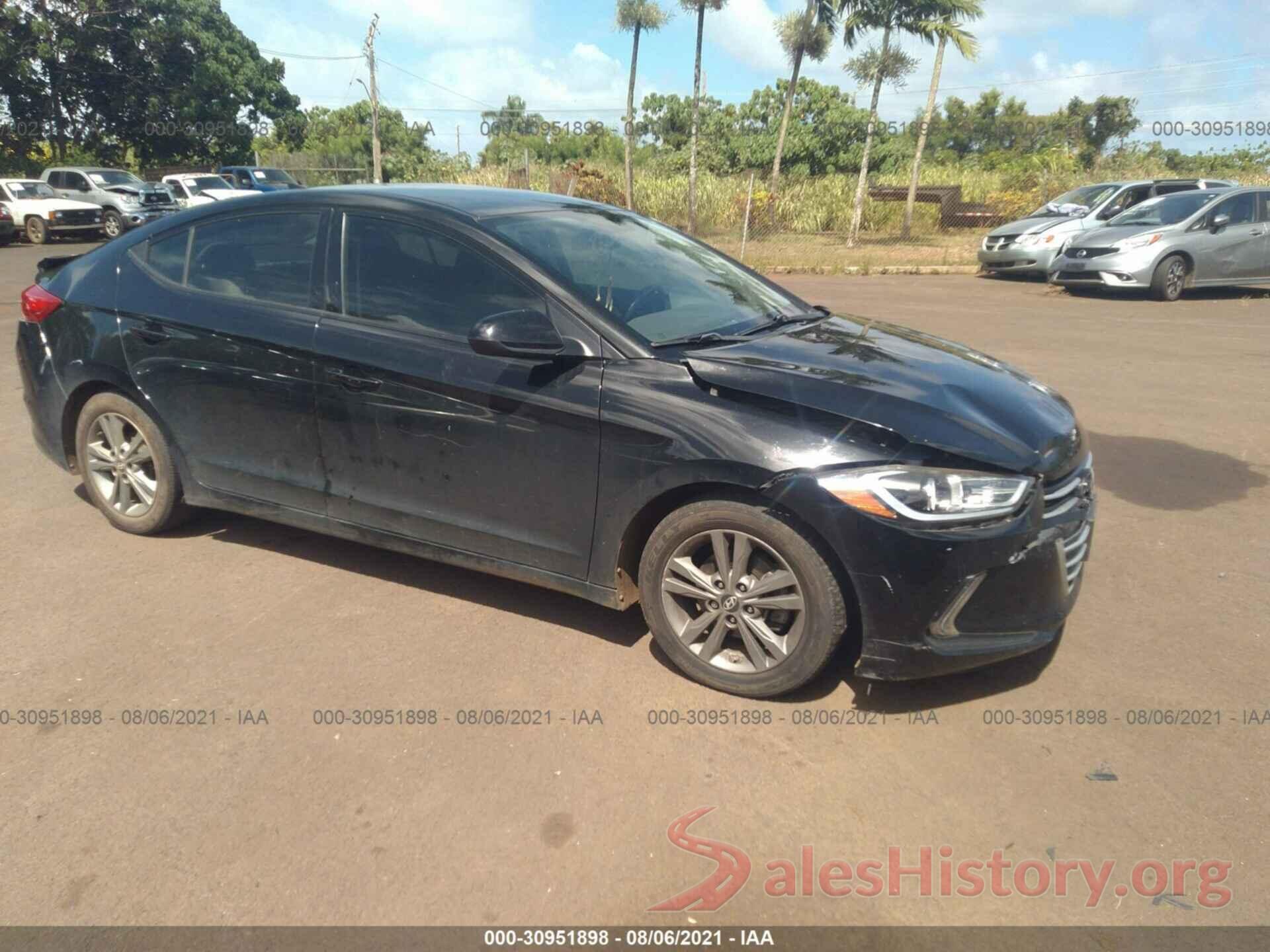 5NPD84LF6HH066262 2017 HYUNDAI ELANTRA