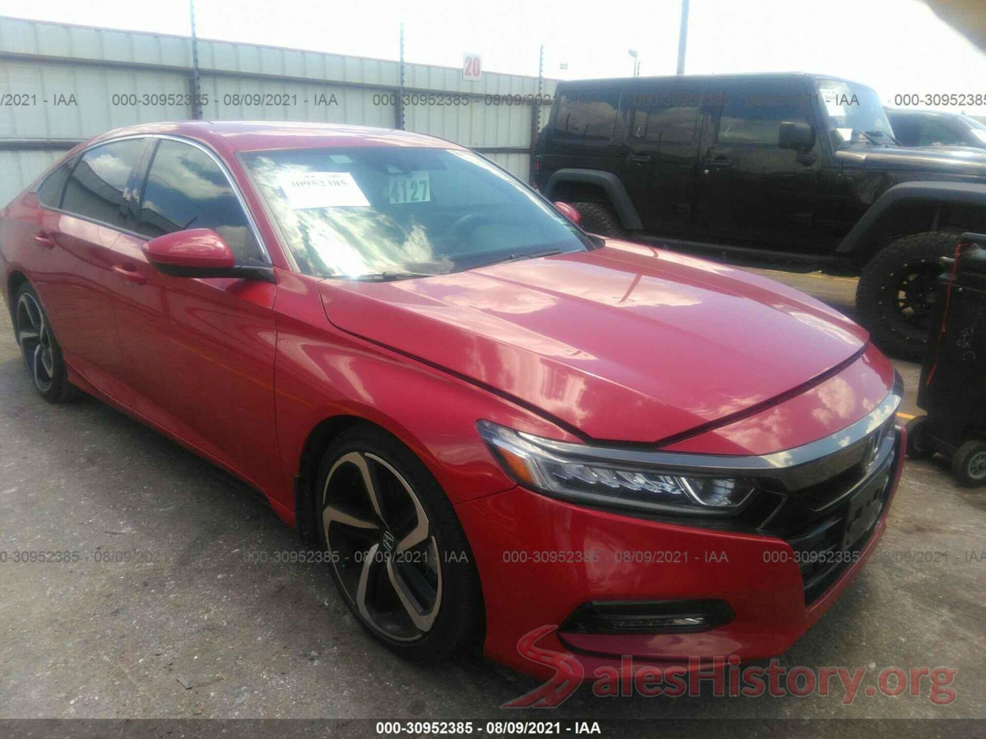 1HGCV1F32JA192816 2018 HONDA ACCORD SEDAN