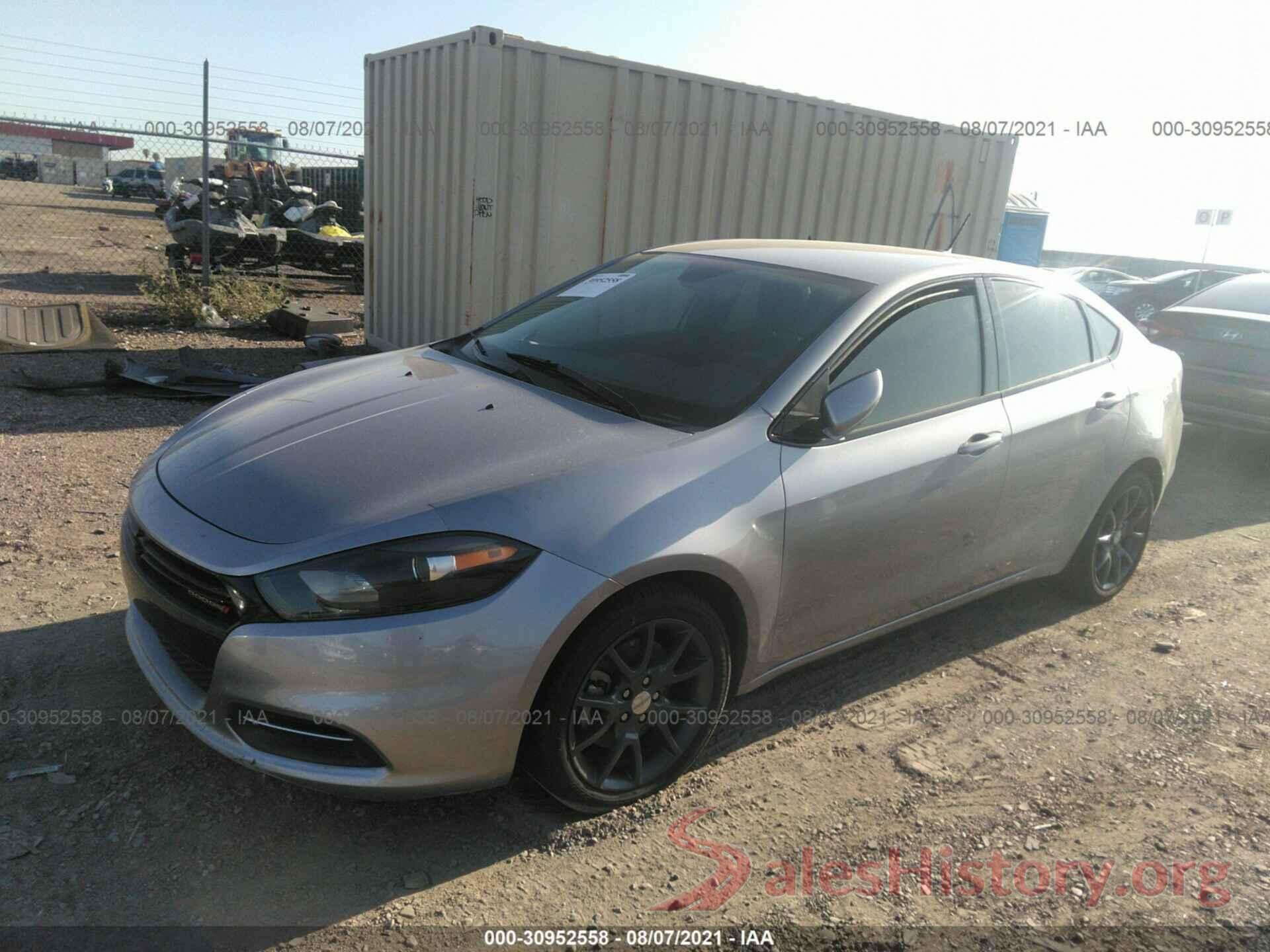 1C3CDFAA5GD585130 2016 DODGE DART