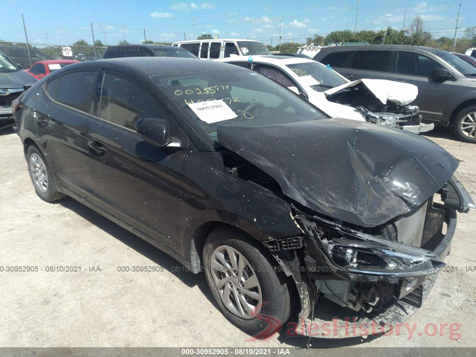 5NPD74LF9KH493672 2019 HYUNDAI ELANTRA