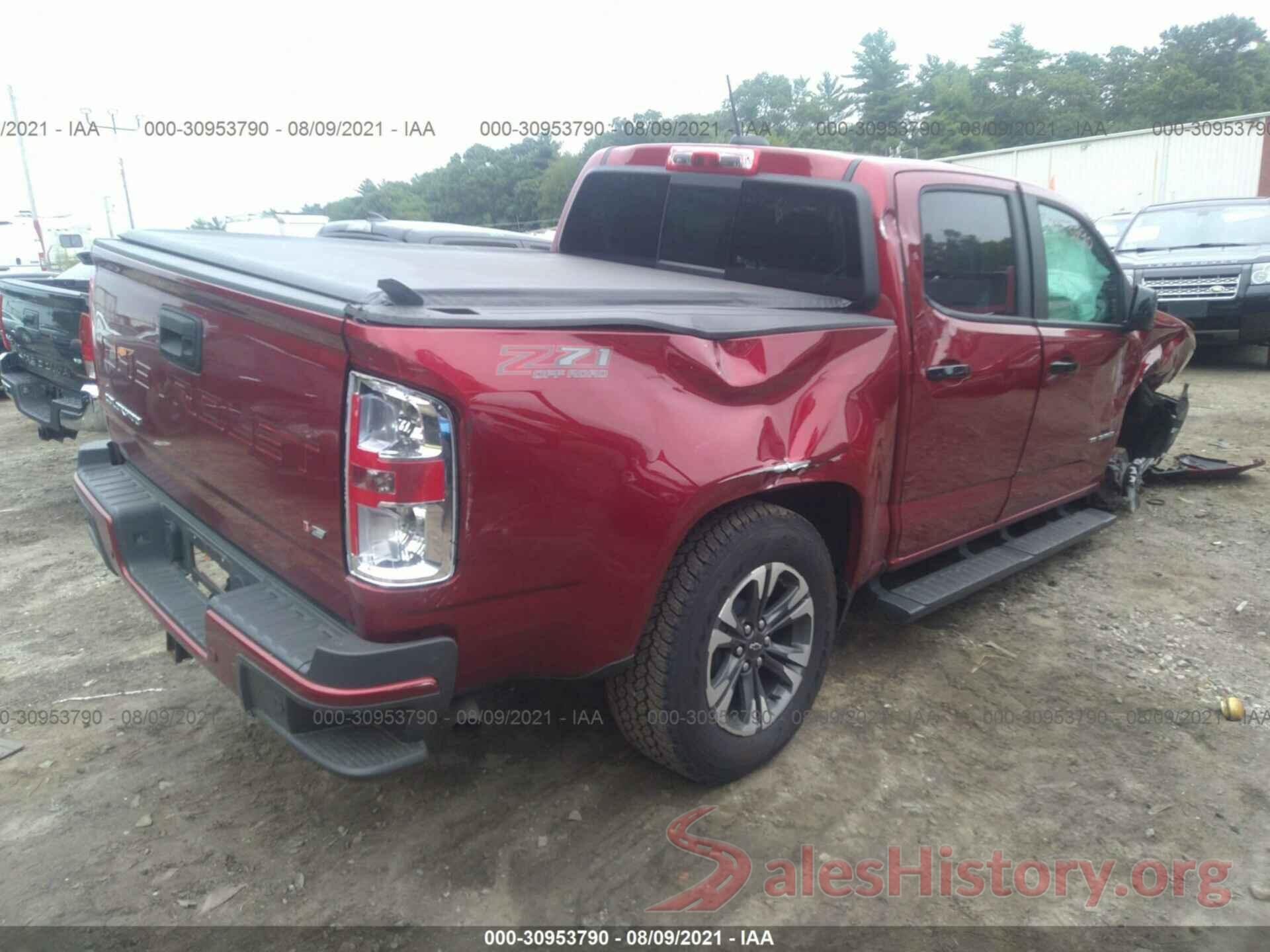 1GCGTDEN2M1159507 2021 CHEVROLET COLORADO