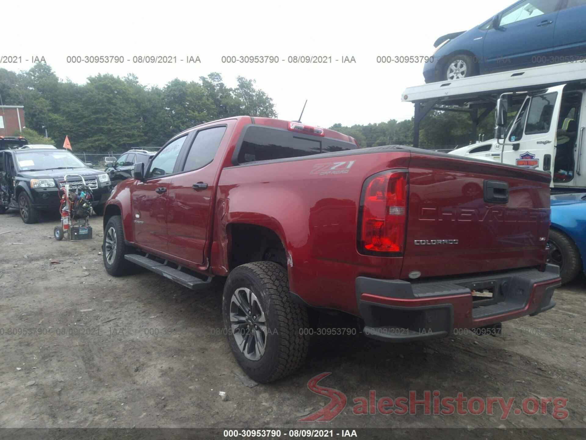 1GCGTDEN2M1159507 2021 CHEVROLET COLORADO