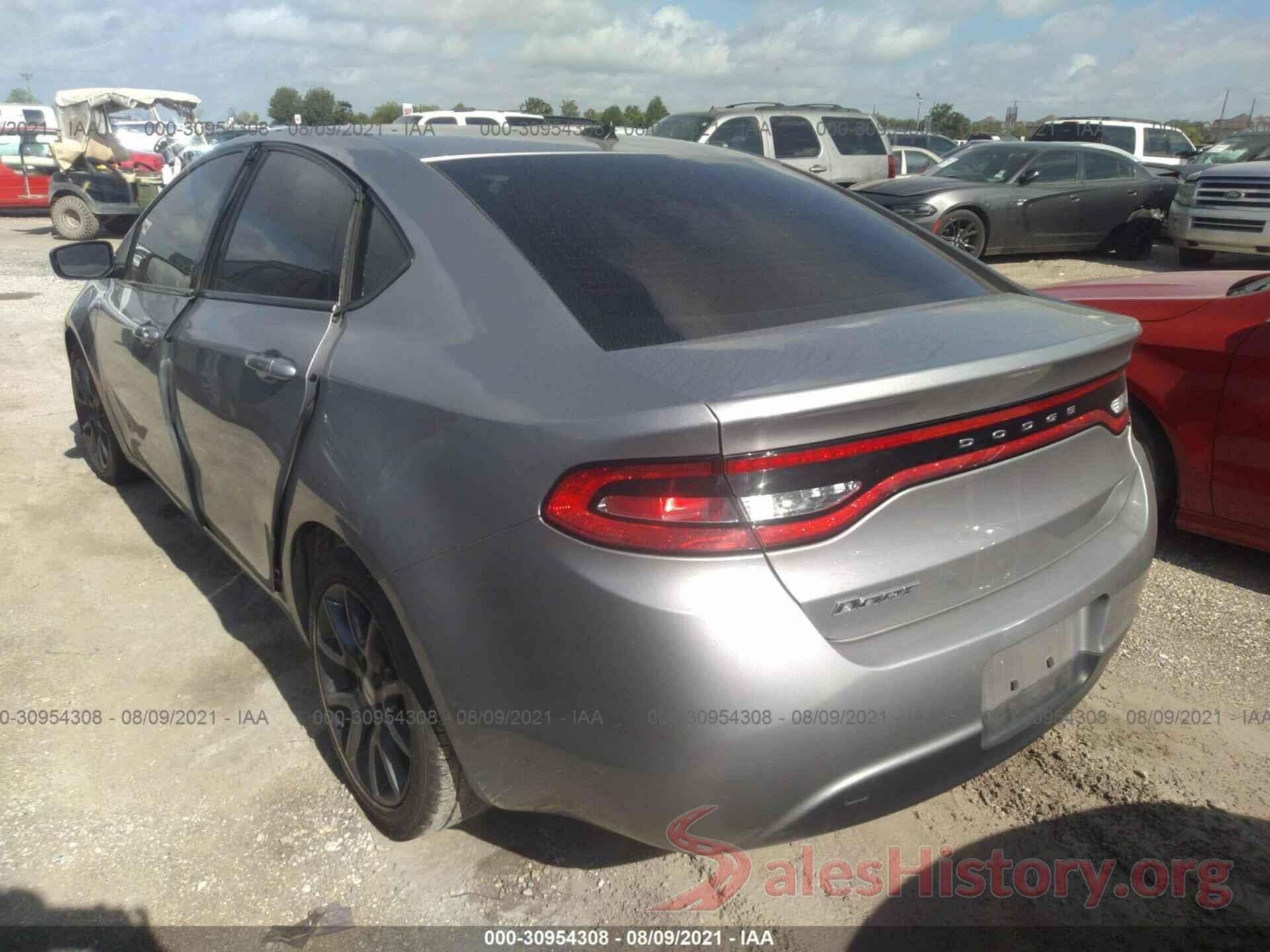 1C3CDFAA0GD624500 2016 DODGE DART