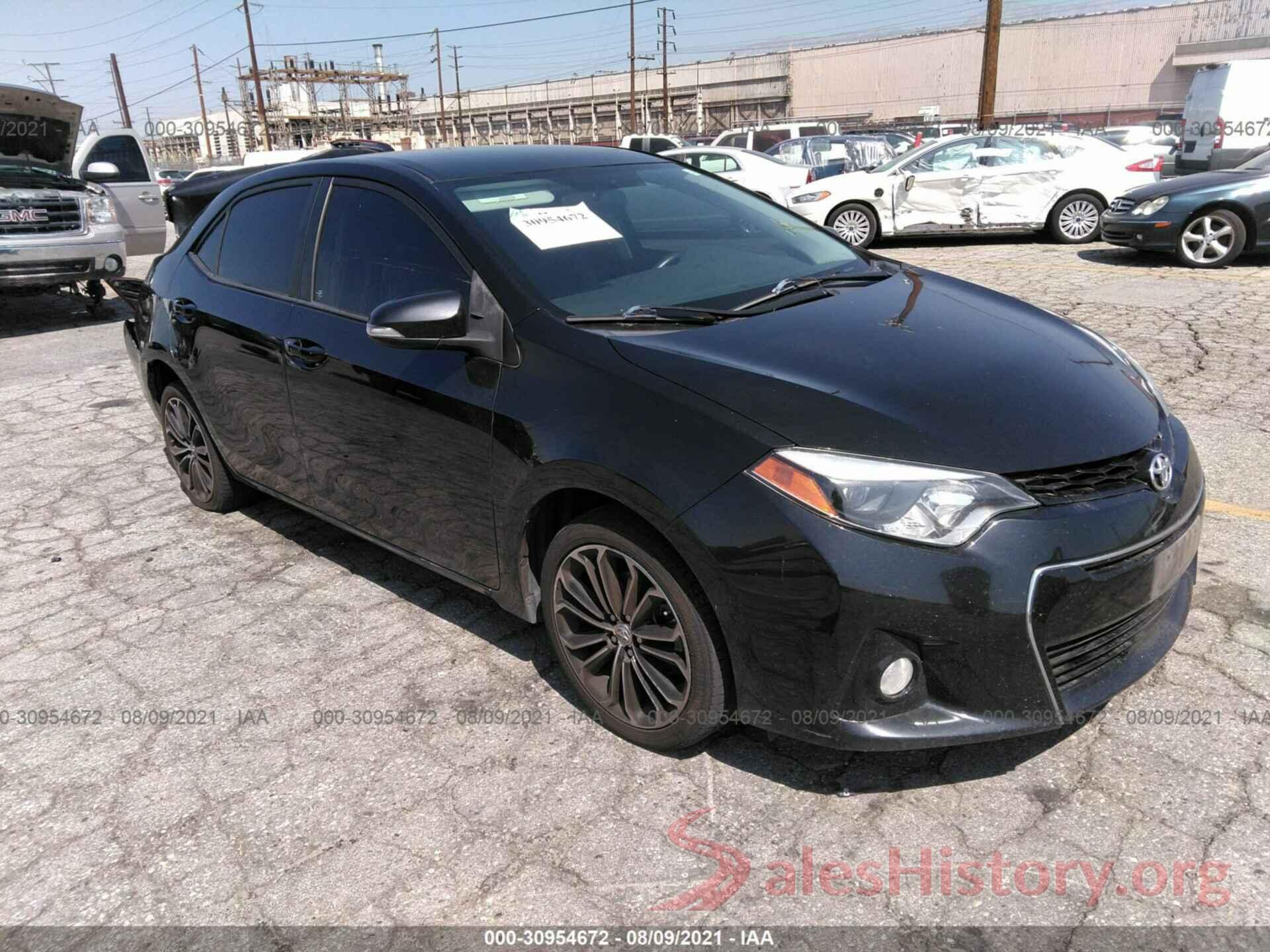 5YFBURHE5GP552353 2016 TOYOTA COROLLA