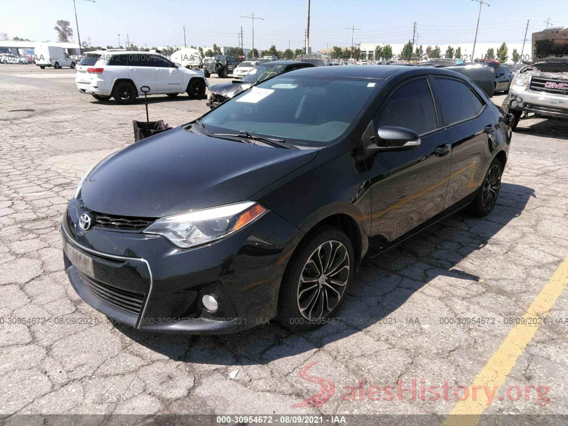 5YFBURHE5GP552353 2016 TOYOTA COROLLA