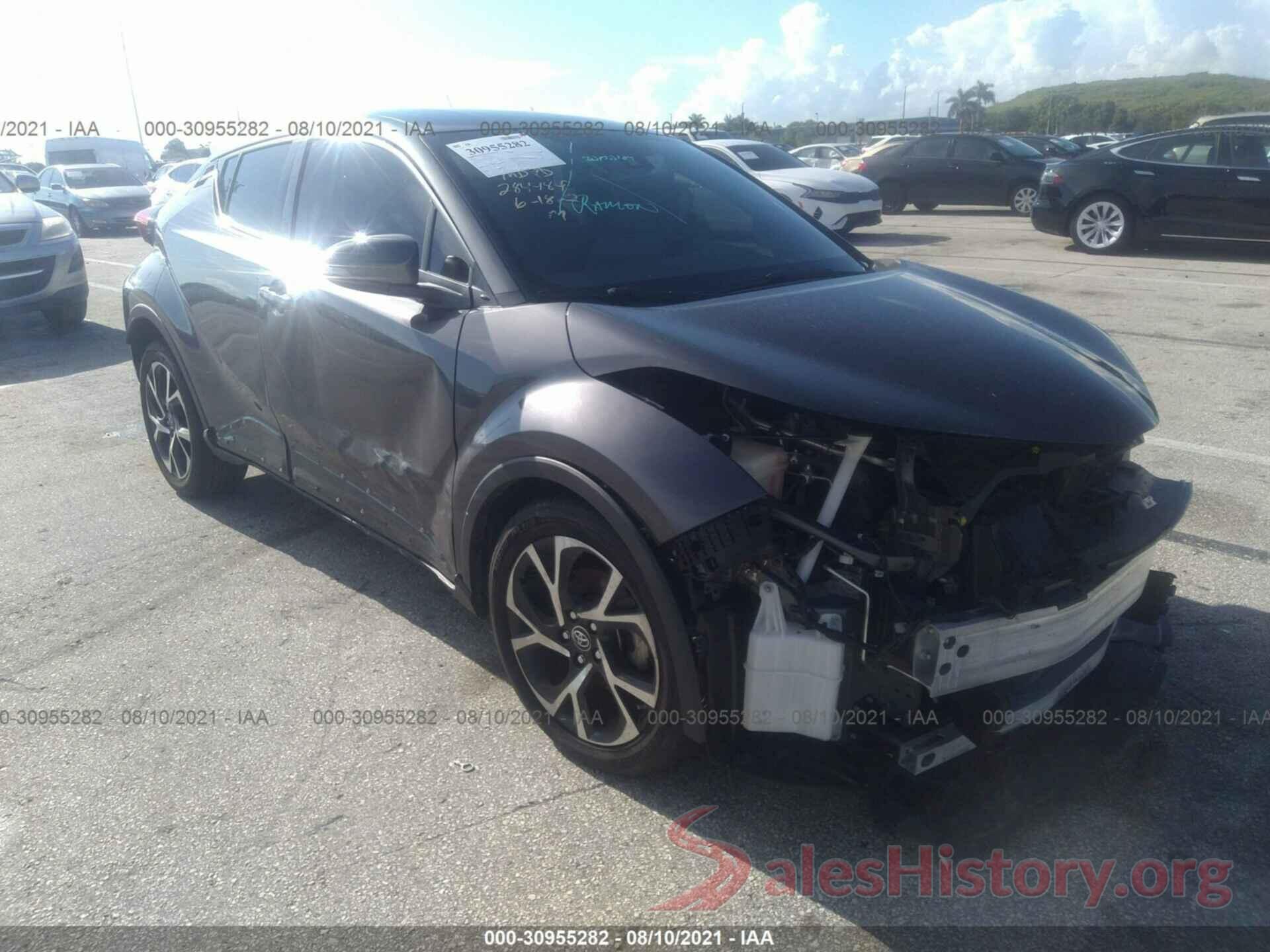 JTNKHMBX2K1021587 2019 TOYOTA C-HR