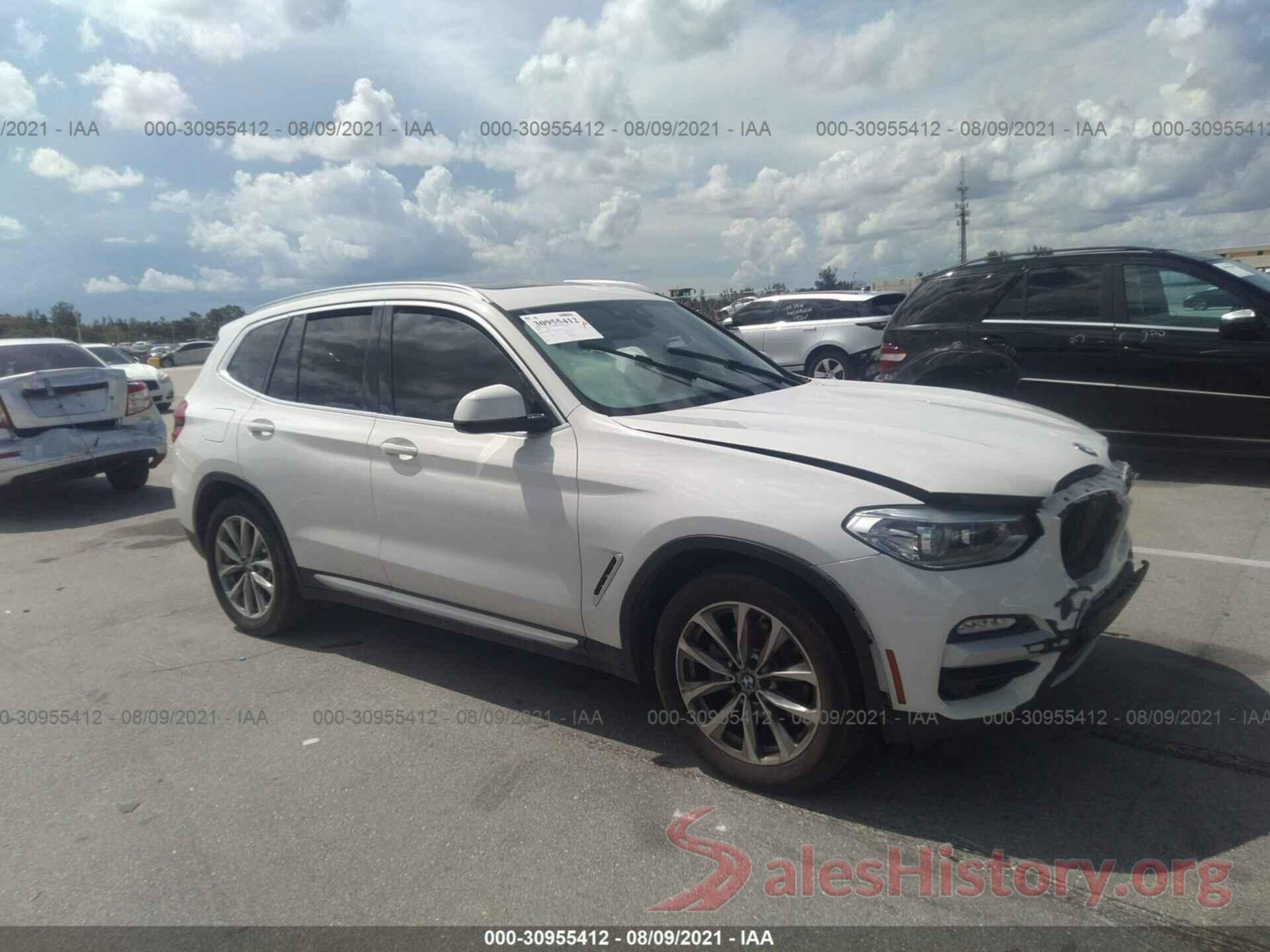 5UXTR7C5XKLE88217 2019 BMW X3