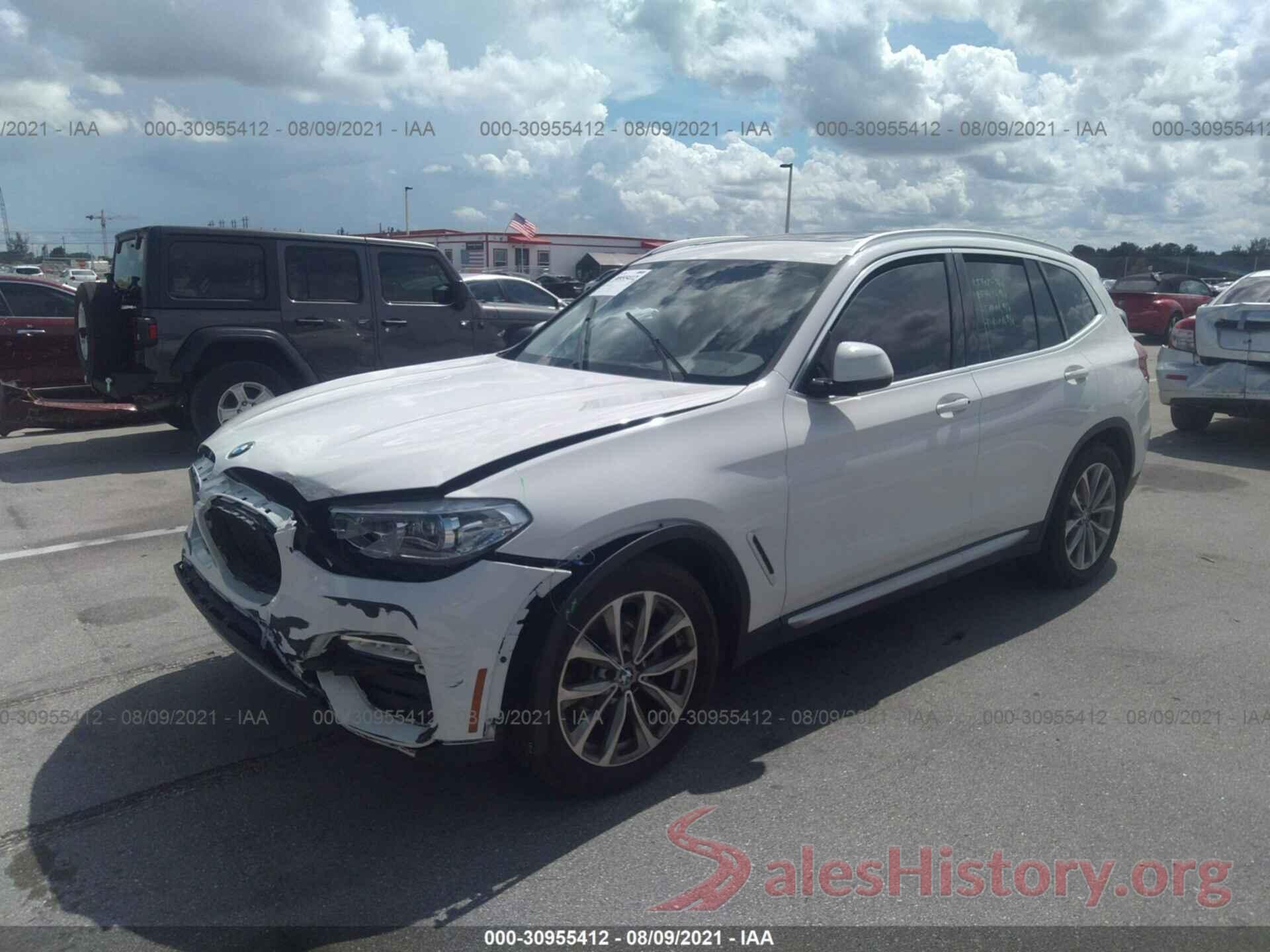 5UXTR7C5XKLE88217 2019 BMW X3