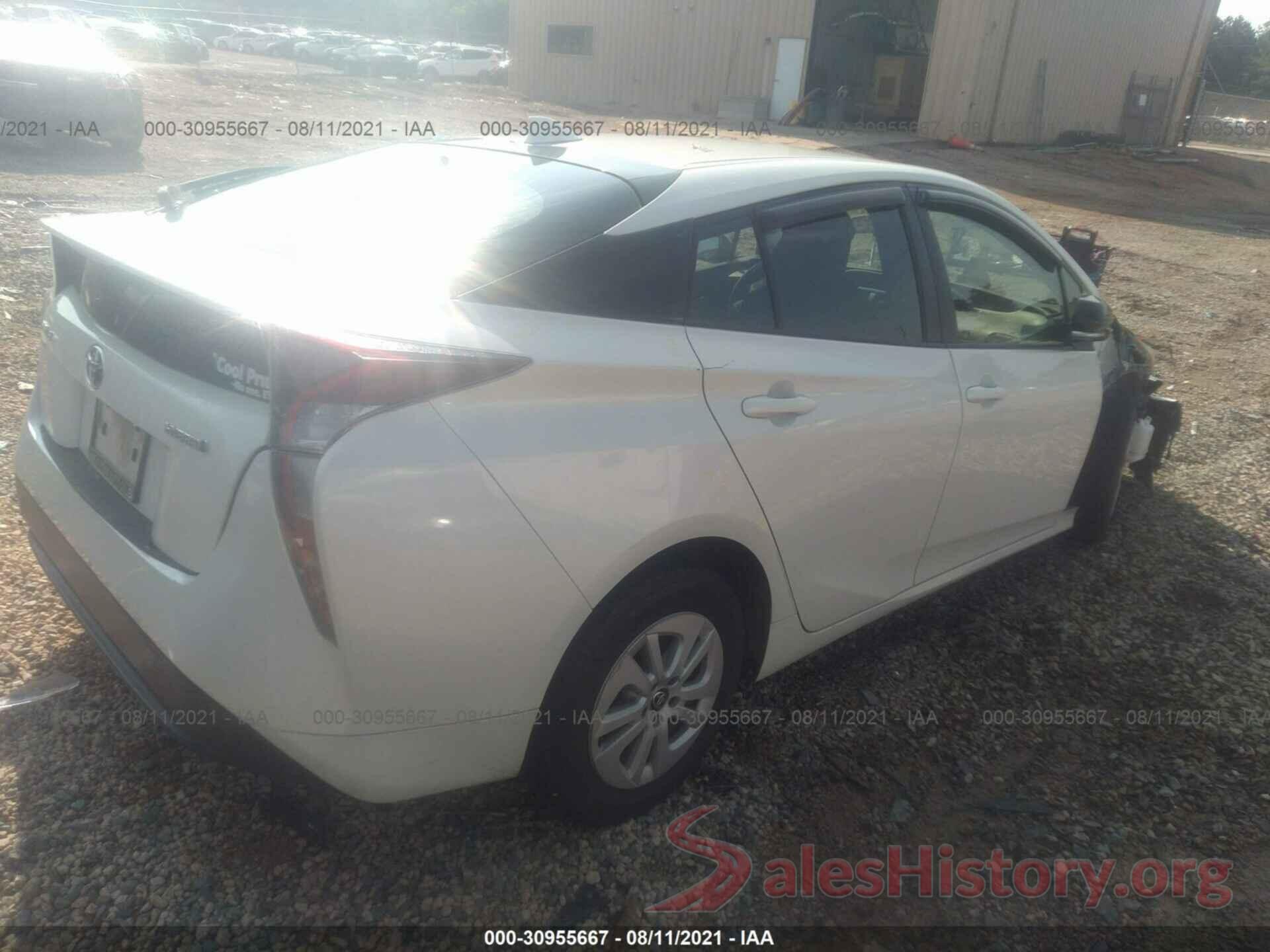 JTDKBRFU5G3516168 2016 TOYOTA PRIUS