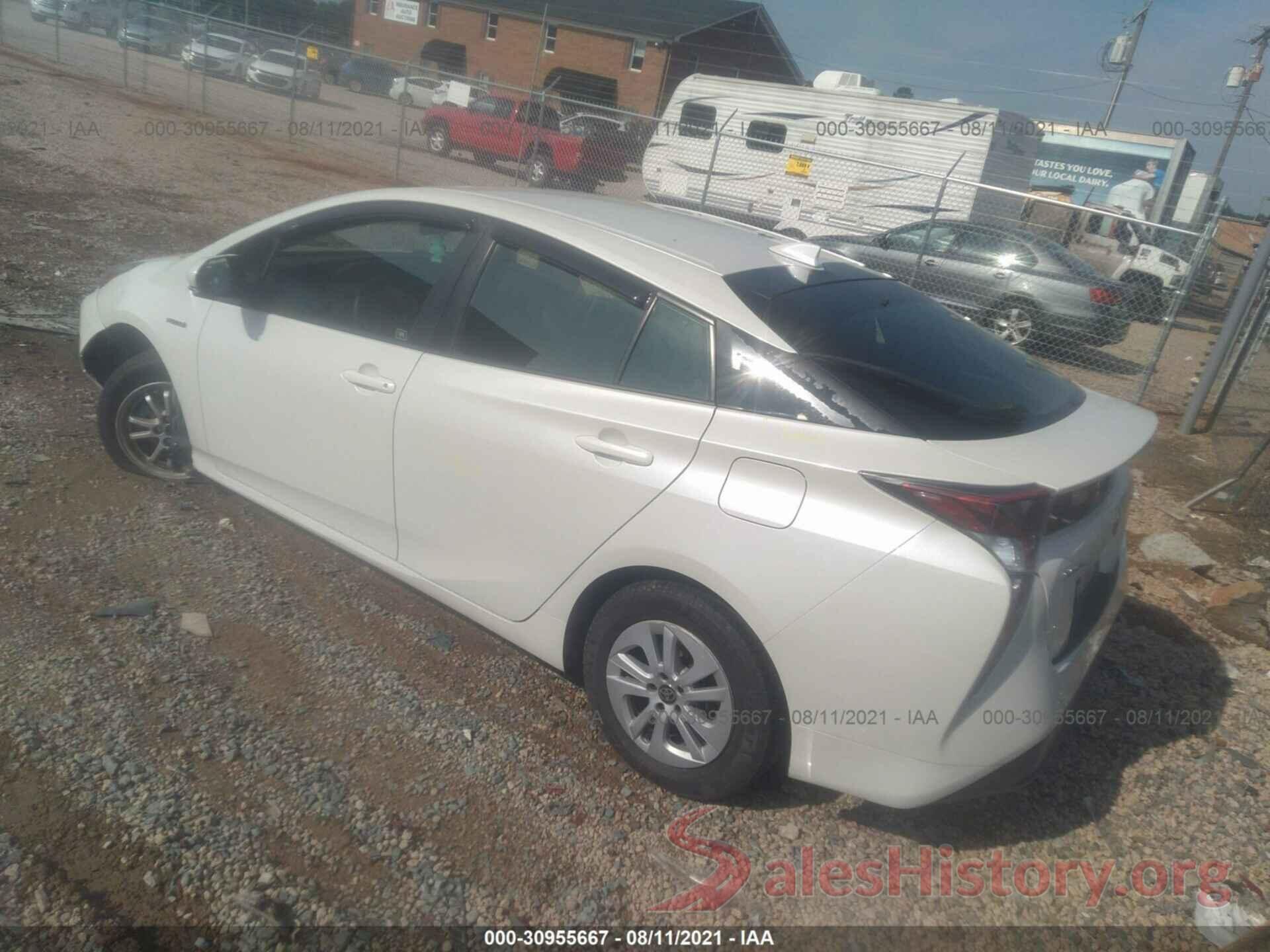 JTDKBRFU5G3516168 2016 TOYOTA PRIUS