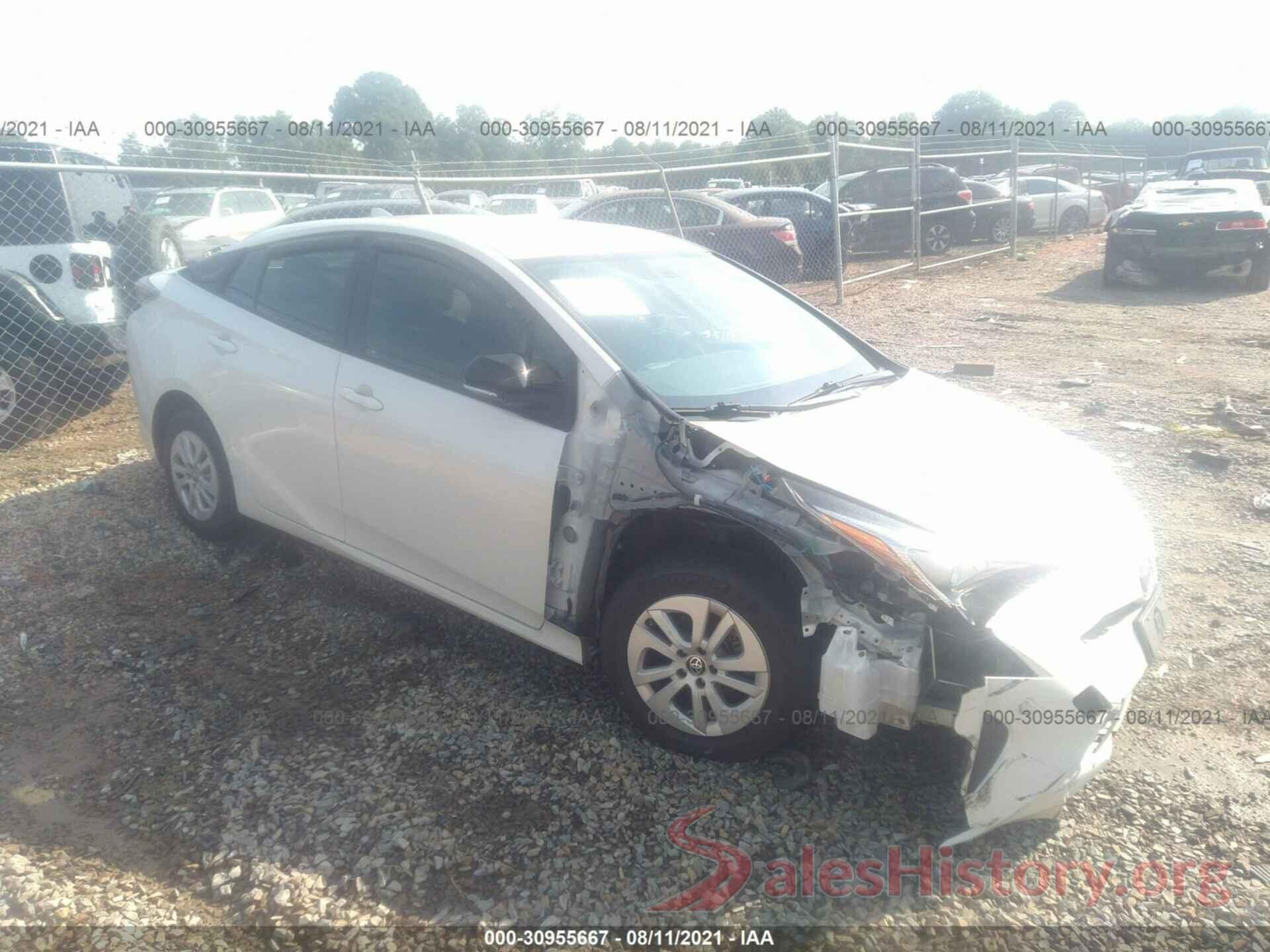 JTDKBRFU5G3516168 2016 TOYOTA PRIUS