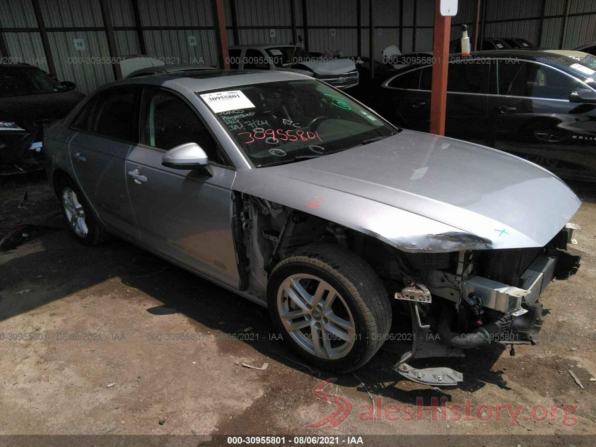 WAUANAF44HN026991 2017 AUDI A4