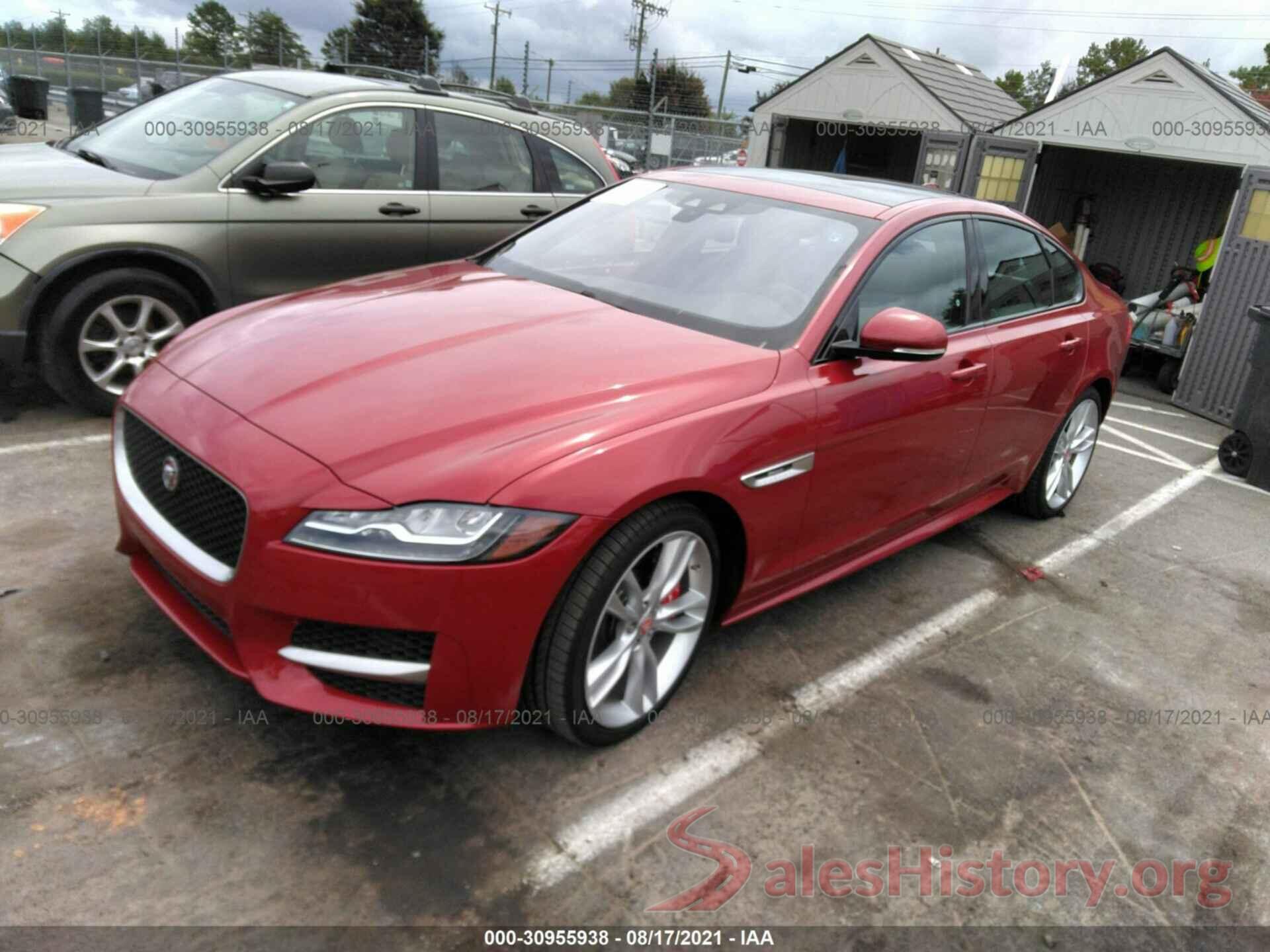 SAJBF4BVXGCY09197 2016 JAGUAR XF