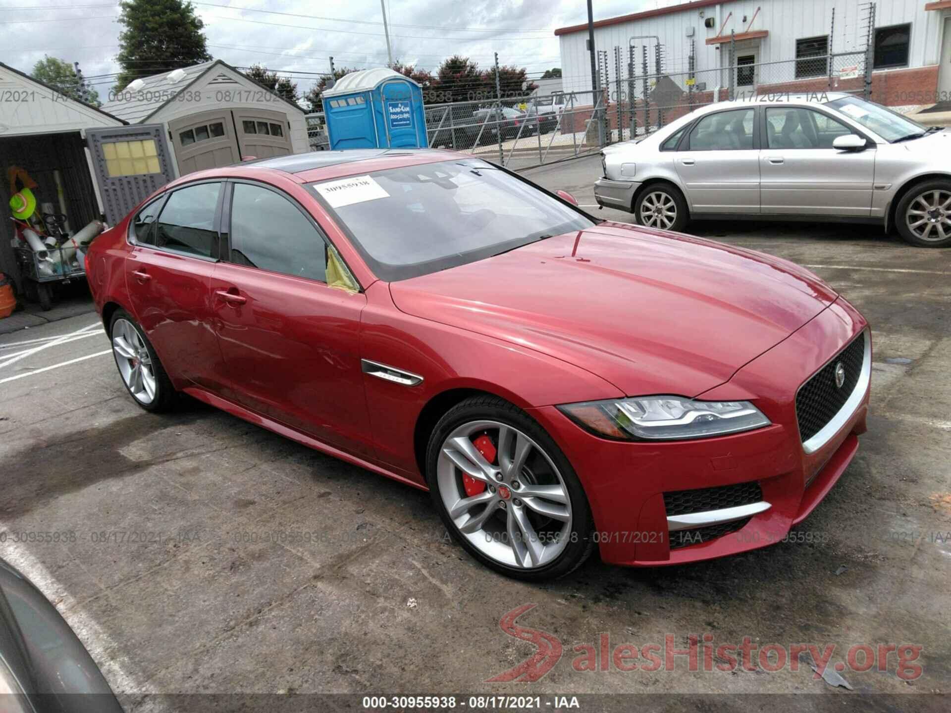 SAJBF4BVXGCY09197 2016 JAGUAR XF