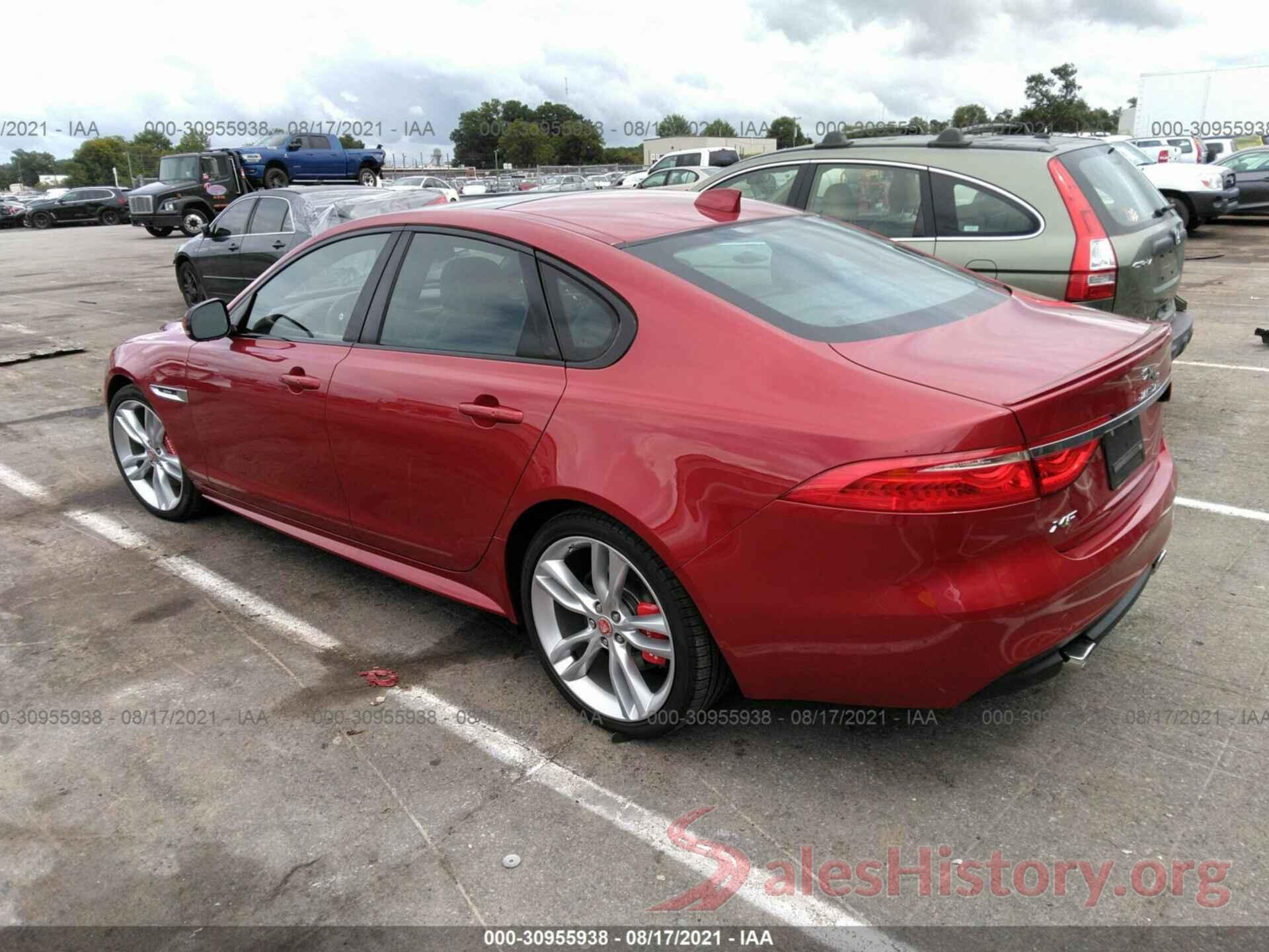 SAJBF4BVXGCY09197 2016 JAGUAR XF