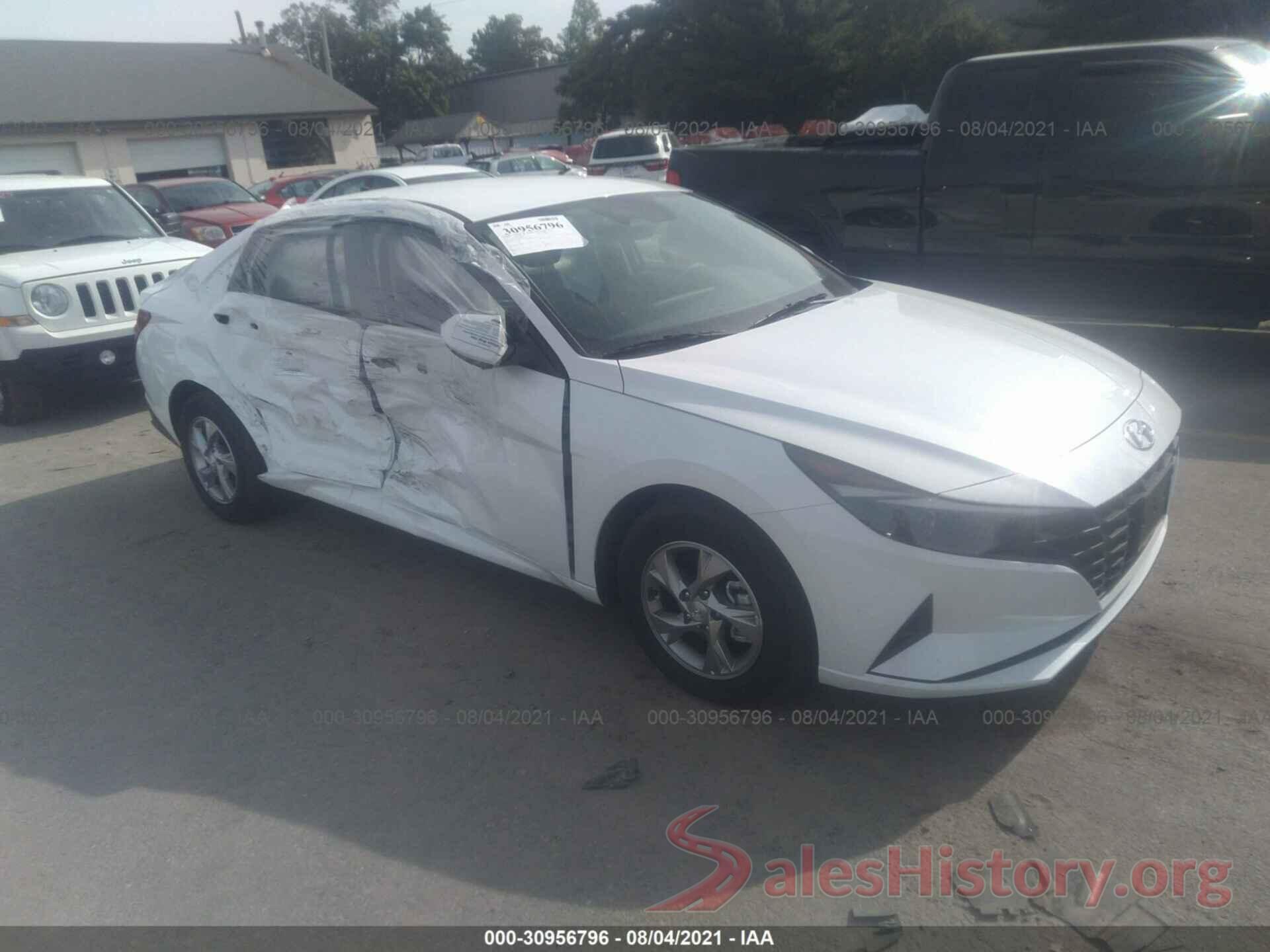 5NPLL4AG1MH050132 2021 HYUNDAI ELANTRA