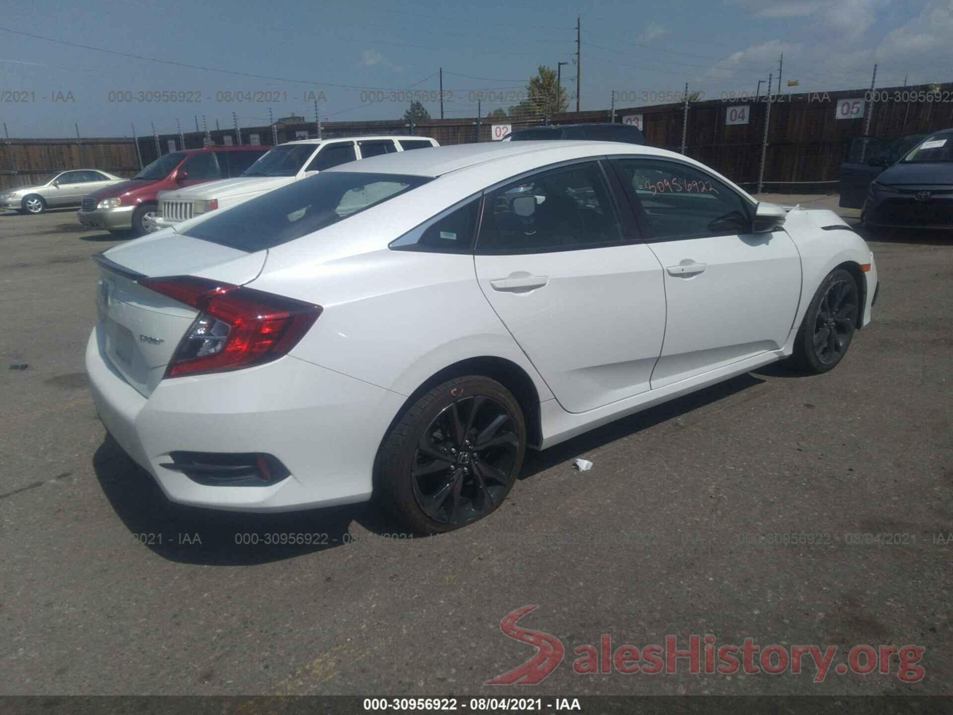 19XFC2F85LE014207 2020 HONDA CIVIC SEDAN