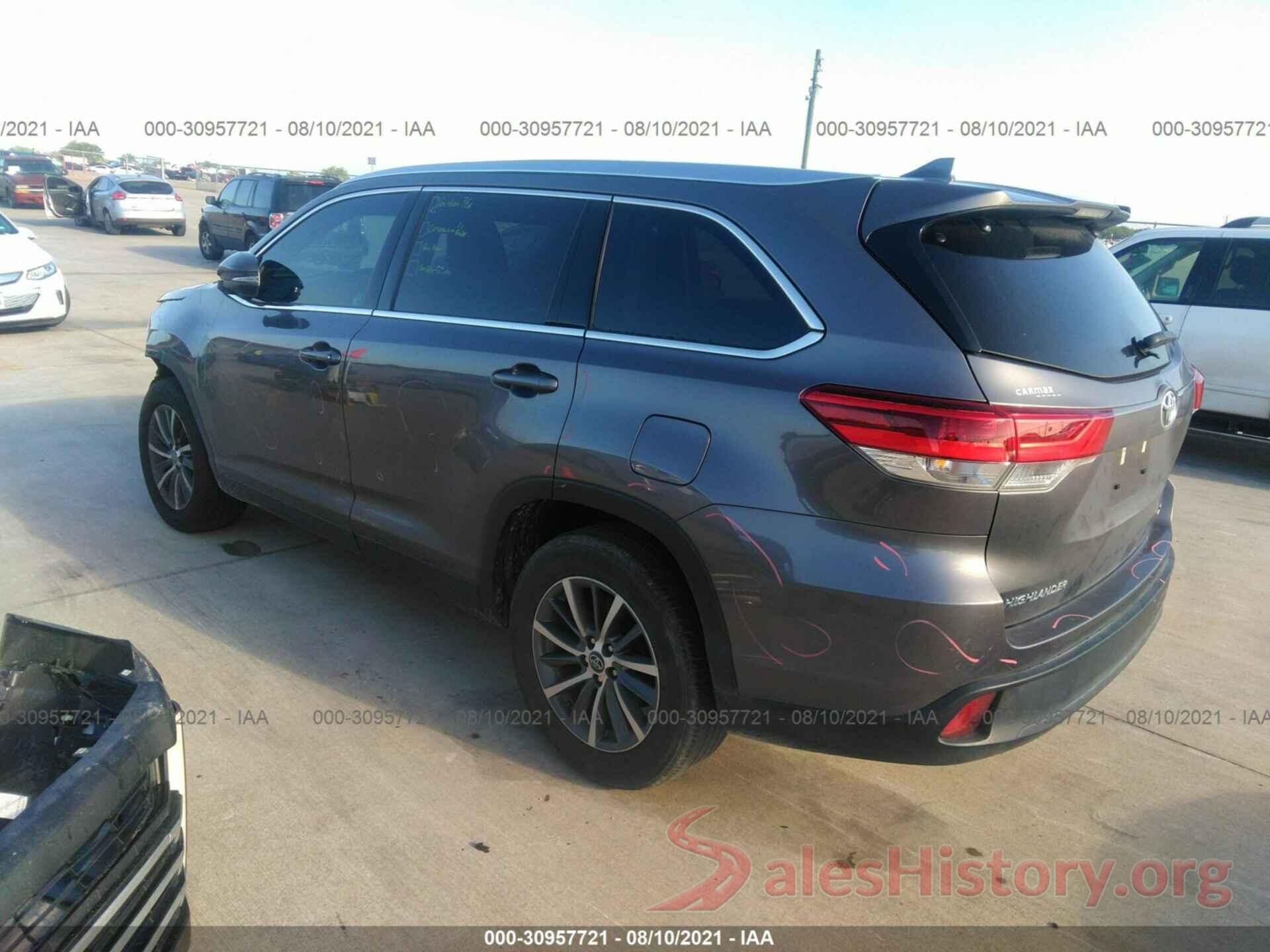 5TDKZRFH2KS347622 2019 TOYOTA HIGHLANDER