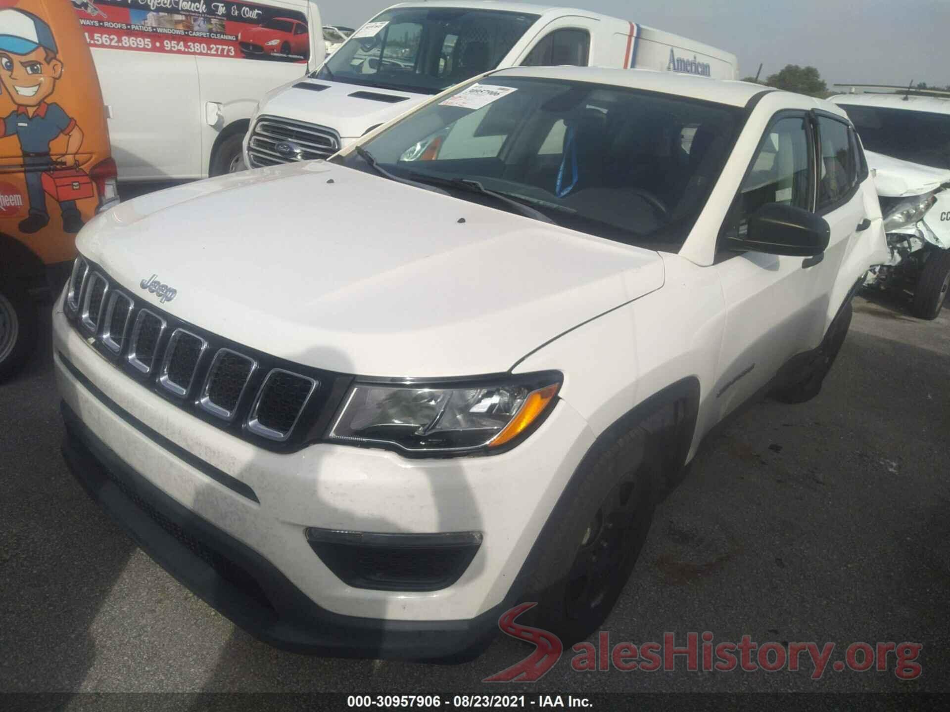 3C4NJCAB0JT318189 2018 JEEP COMPASS