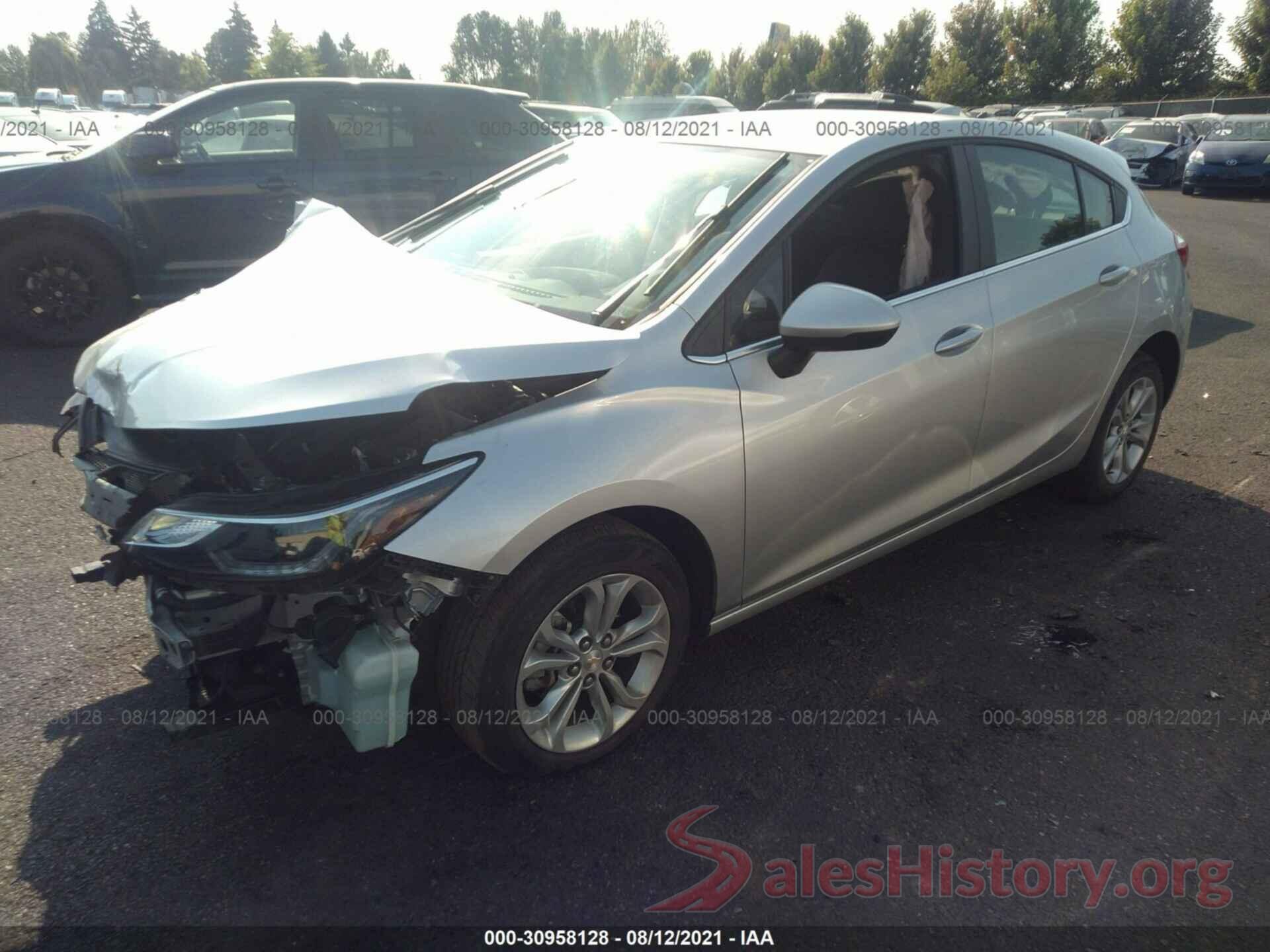 3G1BE6SM0KS526419 2019 CHEVROLET CRUZE