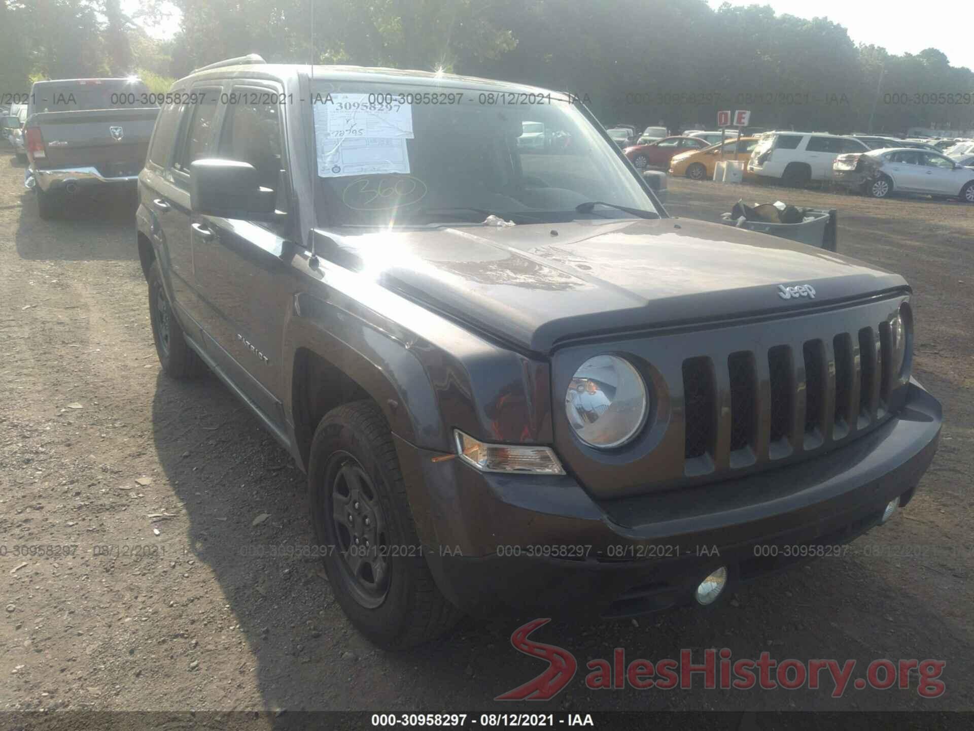 1C4NJRBB8HD212722 2017 JEEP PATRIOT