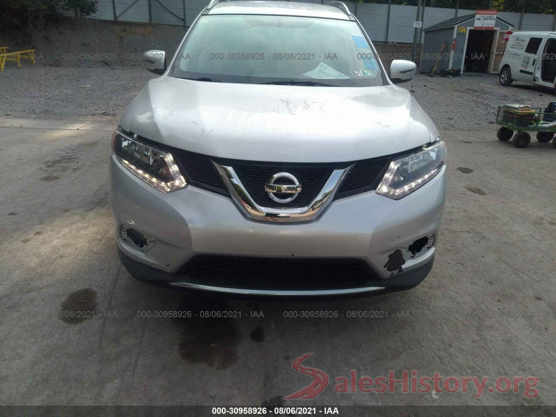 KNMAT2MV6GP604697 2016 NISSAN ROGUE