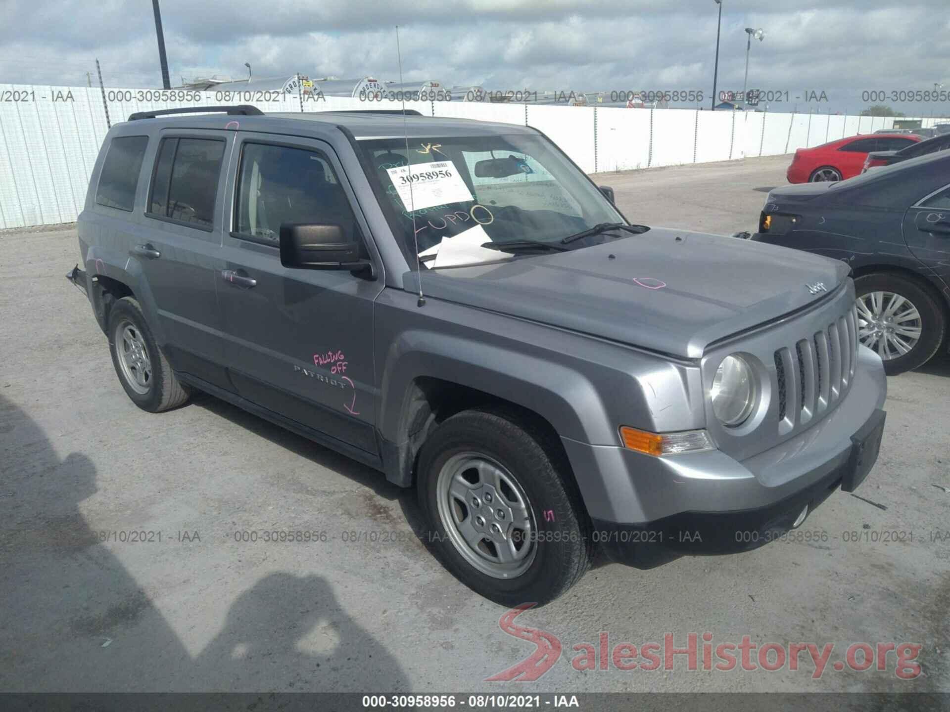 1C4NJPBA3GD687527 2016 JEEP PATRIOT