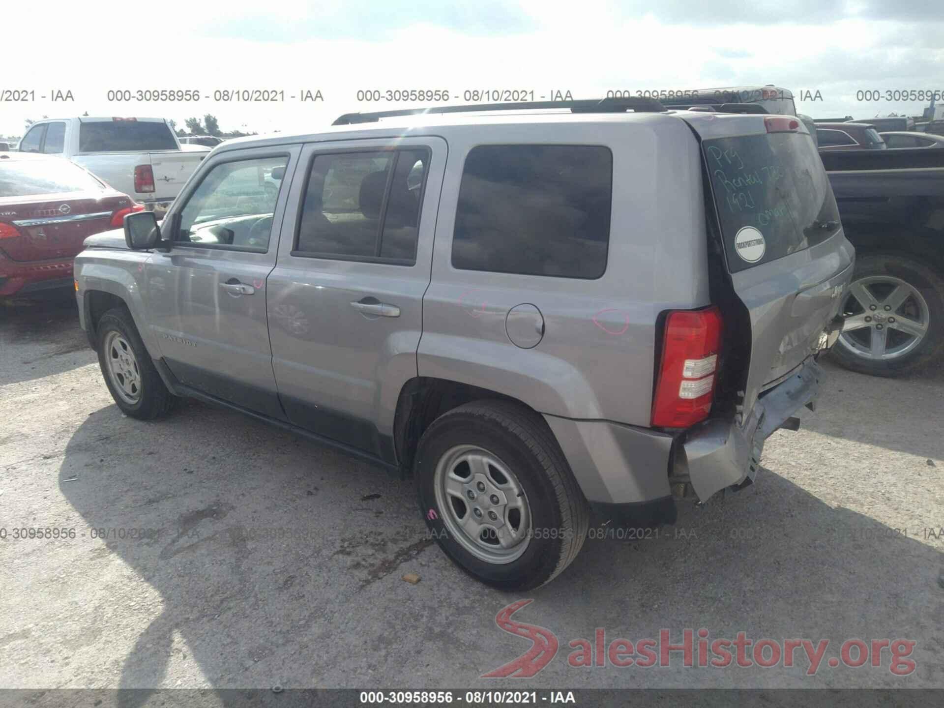 1C4NJPBA3GD687527 2016 JEEP PATRIOT