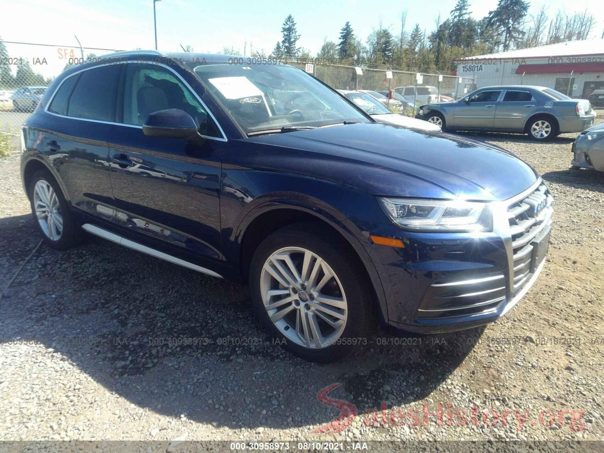 WA1CNAFY0J2005197 2018 AUDI Q5