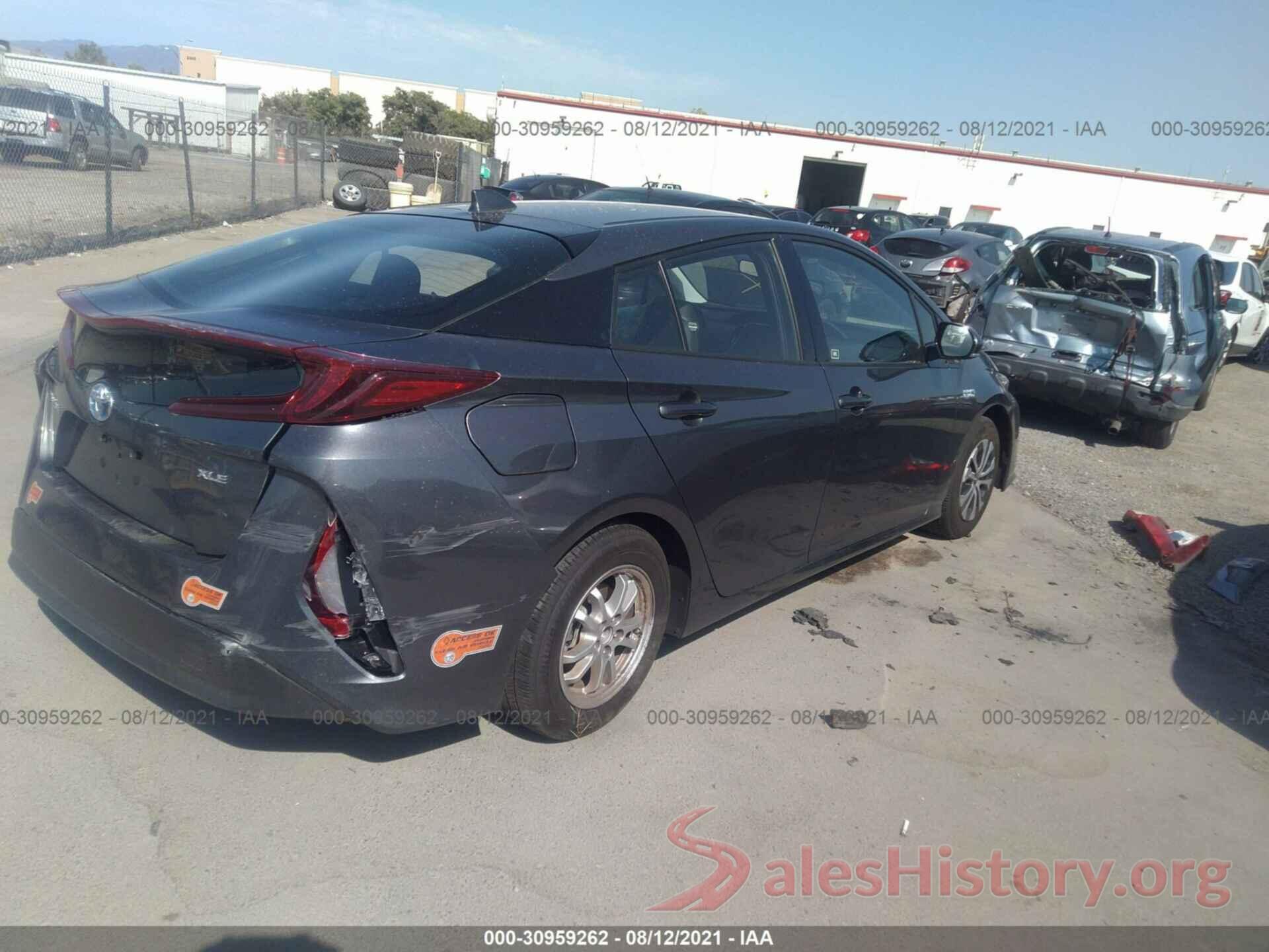 JTDKARFP3L3145552 2020 TOYOTA PRIUS PRIME