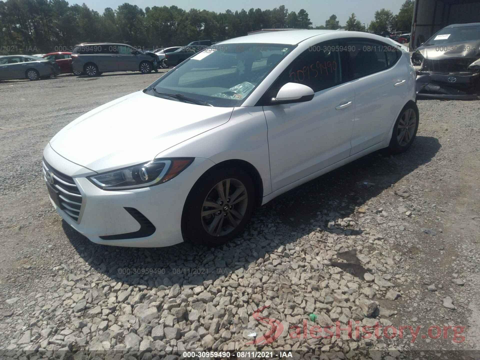 5NPD84LF6JH309851 2018 HYUNDAI ELANTRA