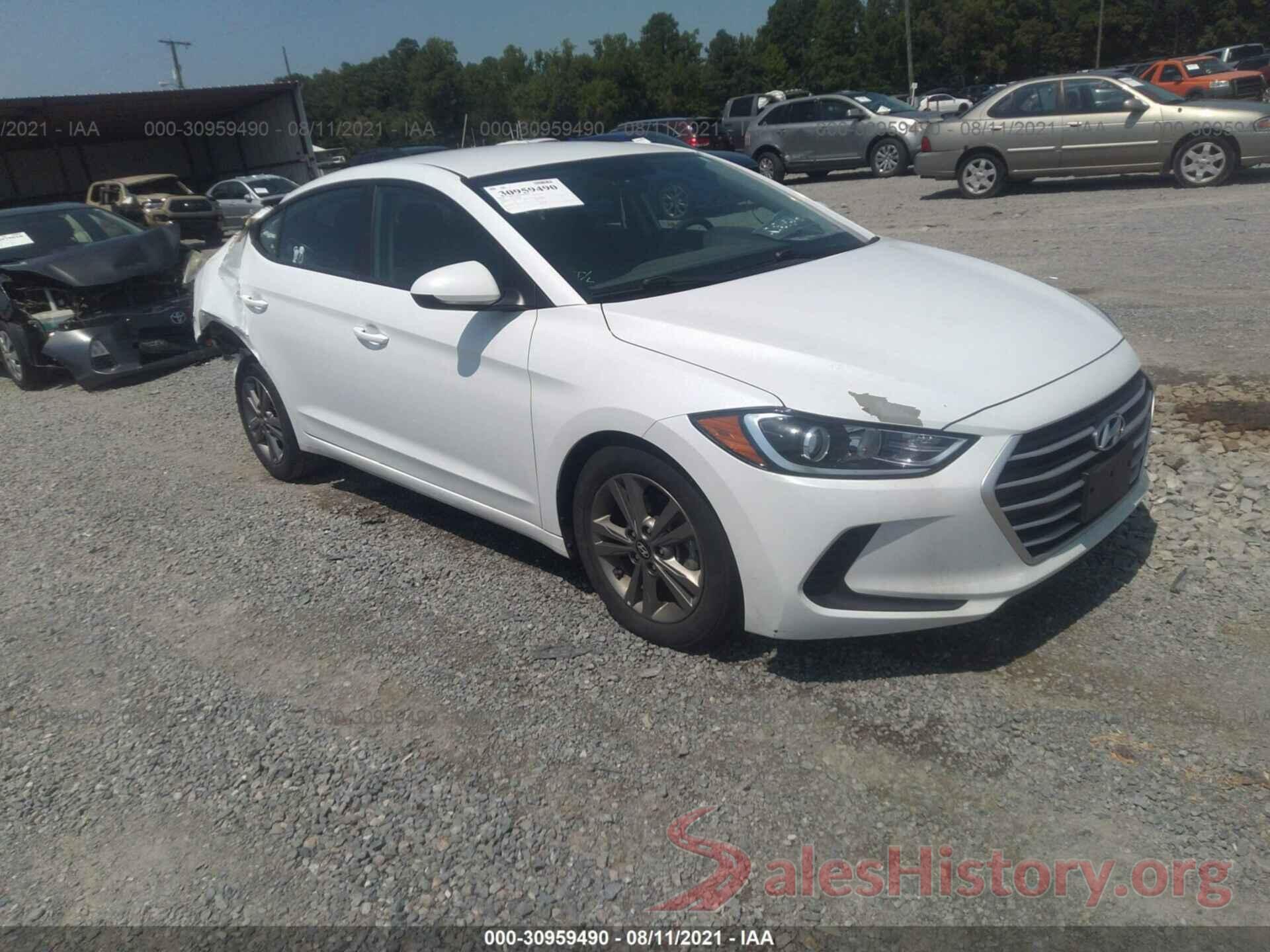 5NPD84LF6JH309851 2018 HYUNDAI ELANTRA